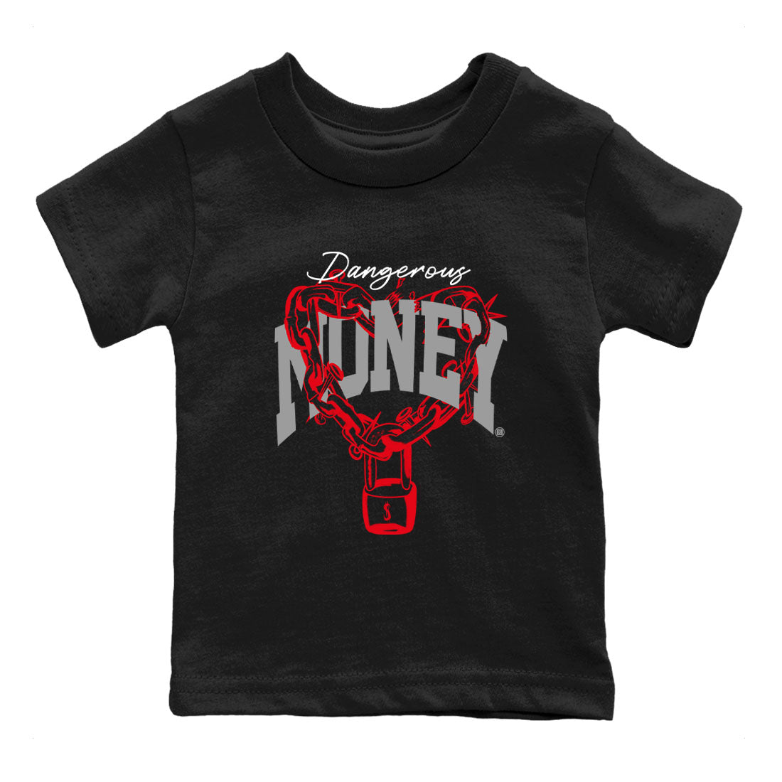4s Bred Reimagined shirt to match jordans Dangerous Money sneaker tees Air Jordan 4 Bred Reimagined Drip Gear Zone Streetwear baby toddler Black 2 cotton Shirt