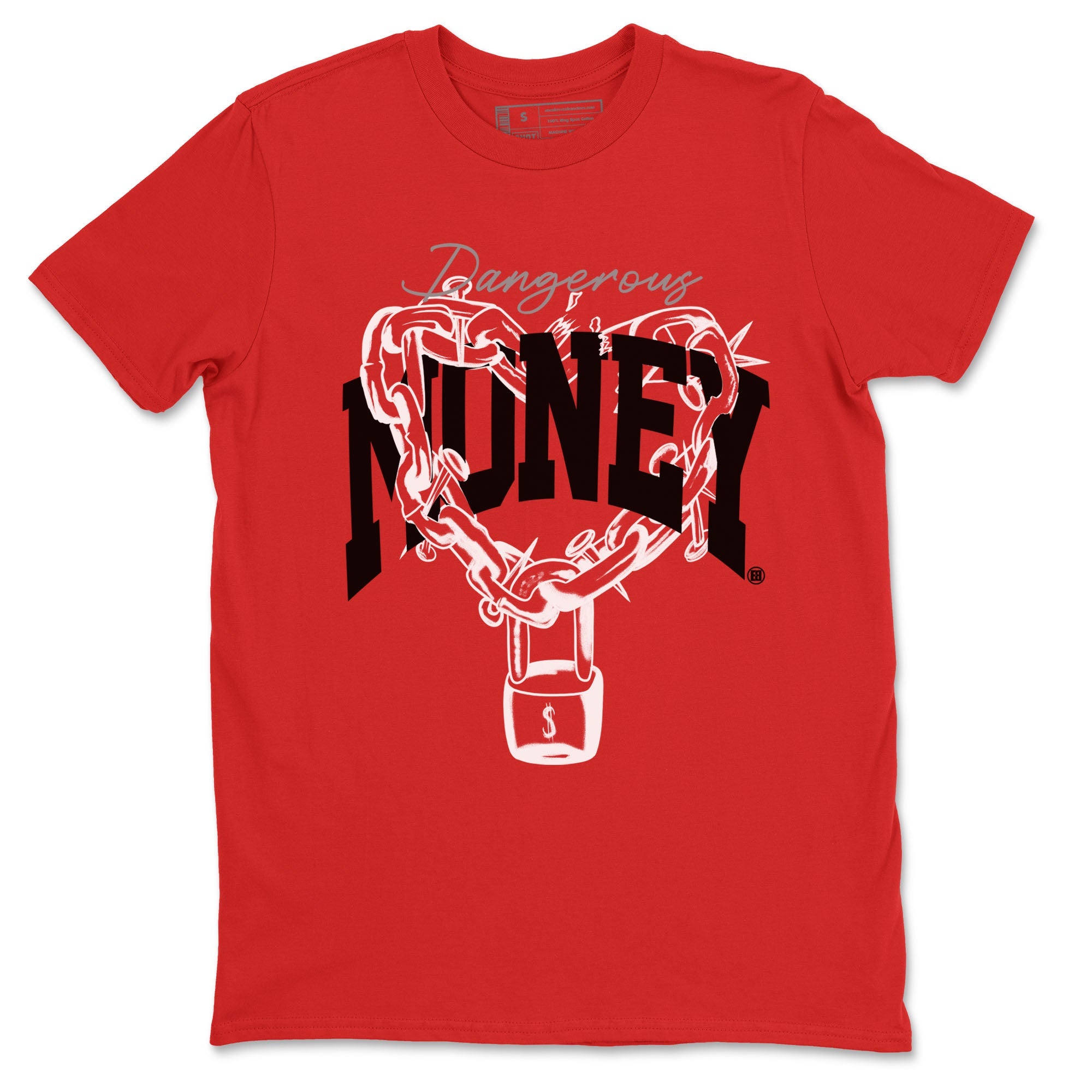 4s Bred Reimagined shirt to match jordans Dangerous Money sneaker tees Air Jordan 4 Bred Reimagined Drip Gear Zone Streetwear unisex cotton Red 2 crew neck shirt