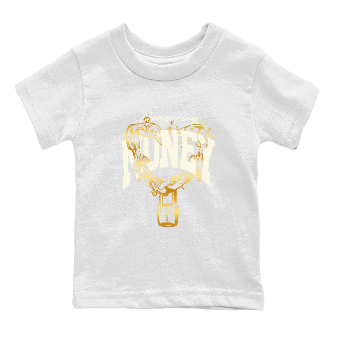 4s Sail shirt to match jordans Dangerous Money sneaker tees Air Jordan 4 Sail Drip Gear Zone baby toddler White 2 cotton Shirt