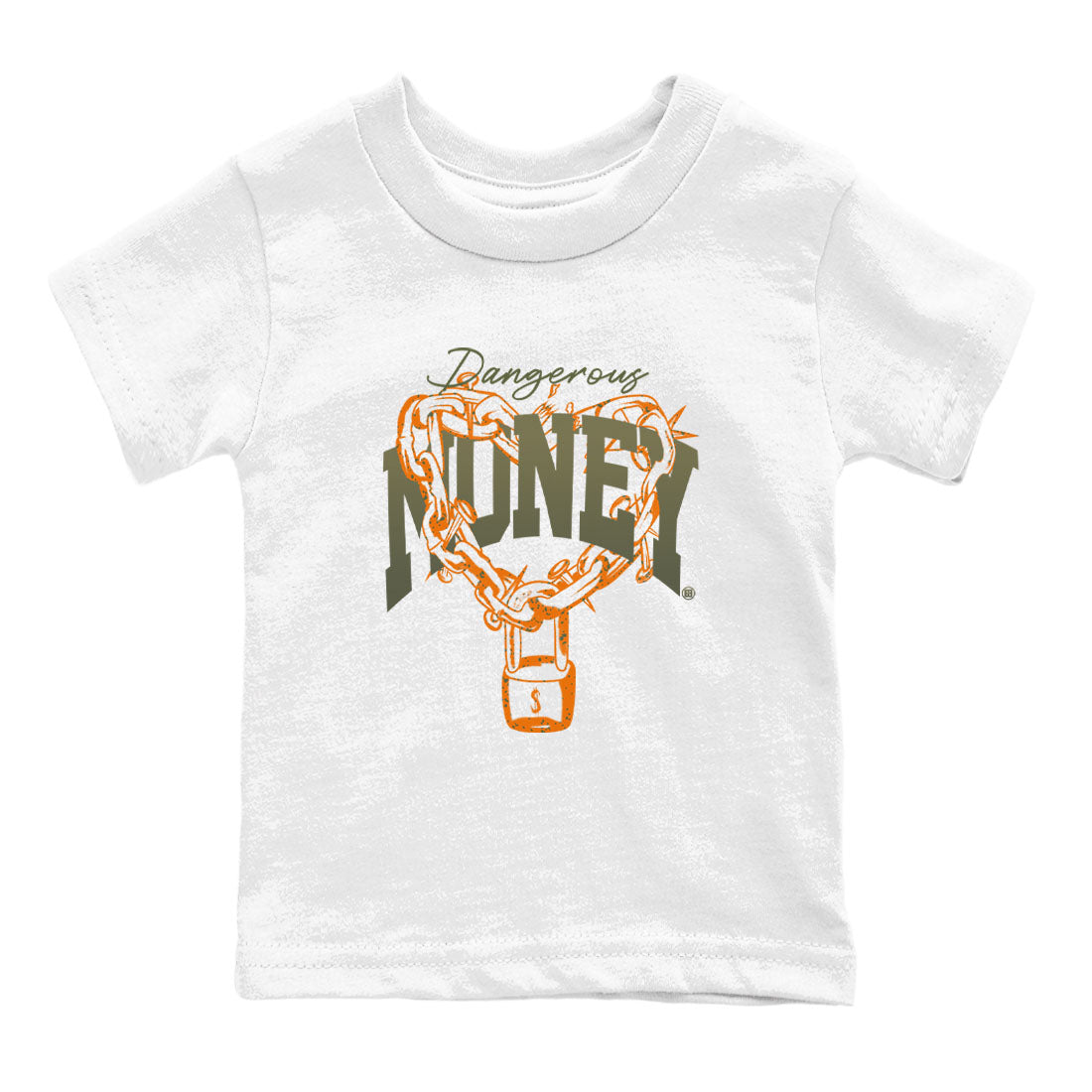 5s Olive shirt to match jordans Dangerous Money sneaker tees Air Jordan 5 Olive Drip Gear Zone Streetwear baby toddler White 2 cotton Shirt