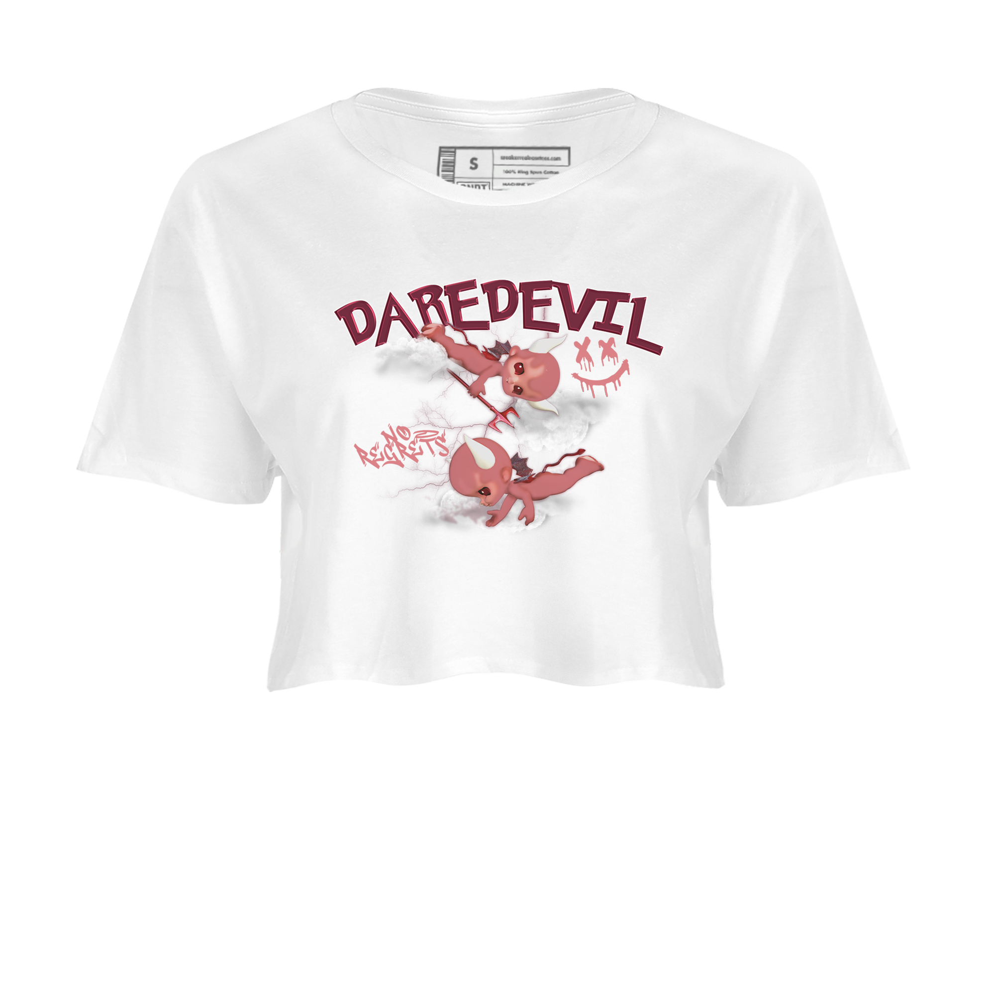 Dunk Low Valentines Day shirt to match jordans Dare Devil sneaker tees Special Valentine's Day Couple Shirt Dunk Valentine's Day 2024 Drip Gear Zone Sneaker Matching Shirt White 2 Crop T-Shirt