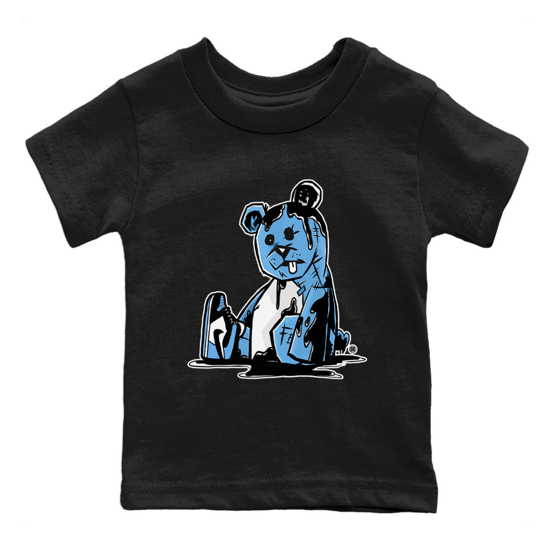 Air Jordan 1 Retro High OG UNC Toe Shirt to match Jordans Dark Bear Streetwear Sneaker Shirt Air Jordan 1 Retro UNC Toe Shirts Kids and Baby Tees Black 2