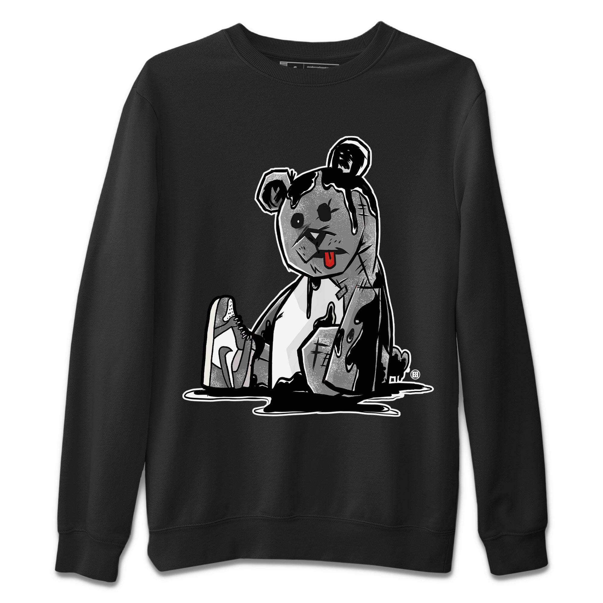 Air Jordan 1 Washed Heritage Sneaker Match Tees Dark Bear Streetwear Sneaker Shirt Air Jordan 1 Washed Heritage T-Shirt Unisex Shirts Black 2