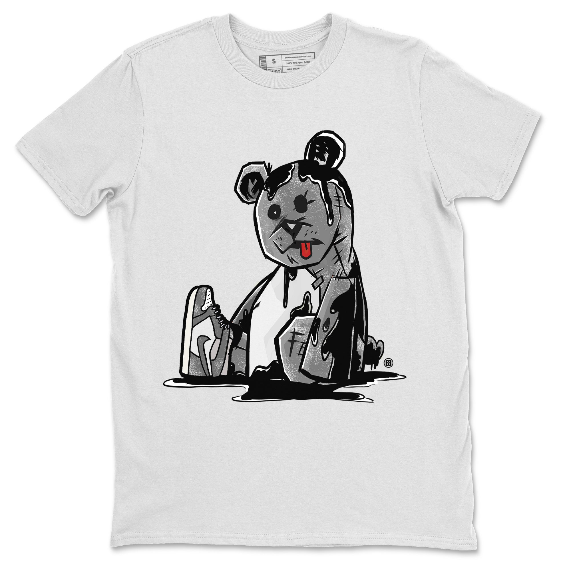 Air Jordan 1 Washed Heritage Sneaker Match Tees Dark Bear Streetwear Sneaker Shirt Air Jordan 1 Washed Heritage T-Shirt Unisex Shirts White 2