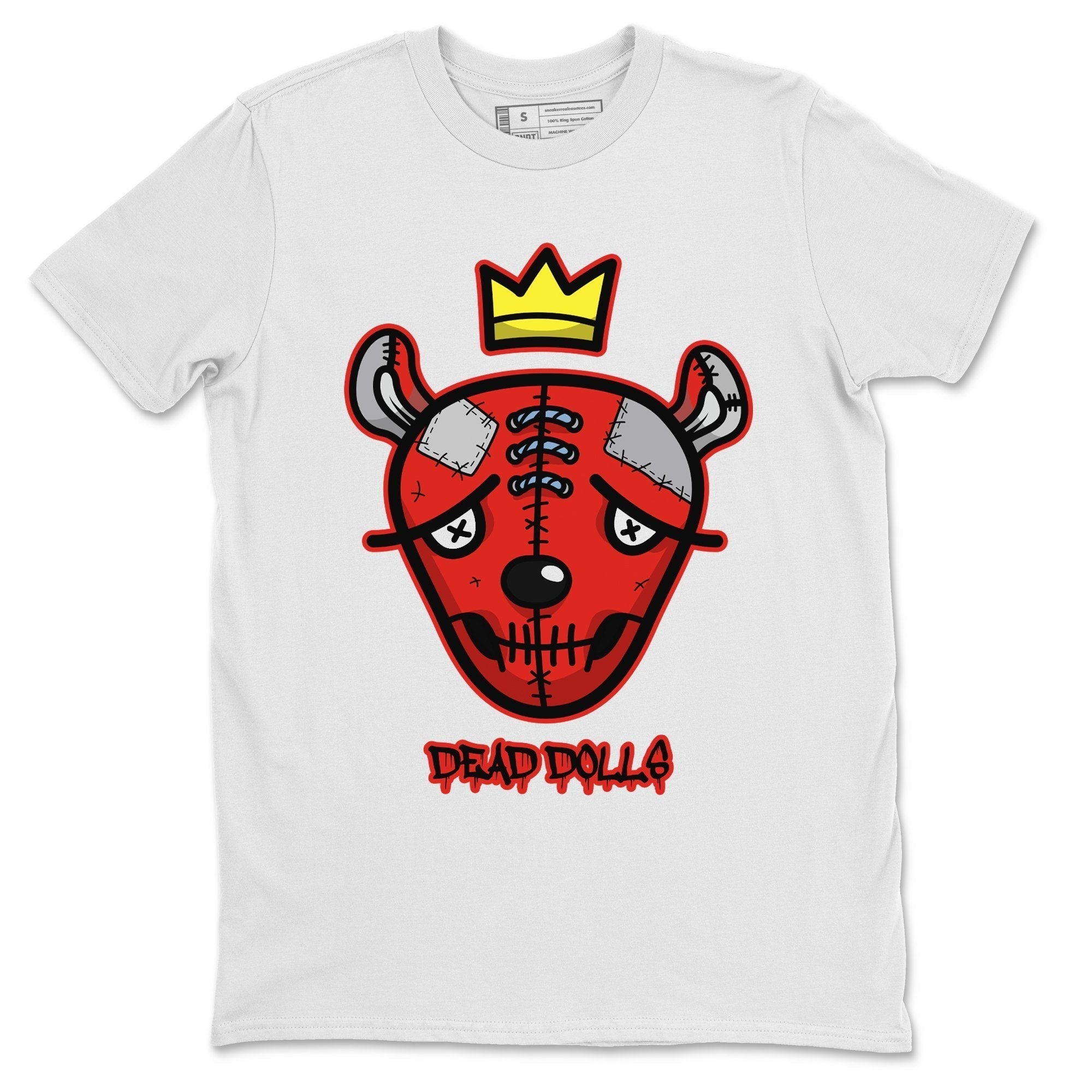 Jordan 5 Raging Bull Shirt To Match Jordans Dead Dolls Face Sneaker Tees Jordan 5 Raging Bull Drip Gear Zone Sneaker Matching Clothing Unisex Shirts