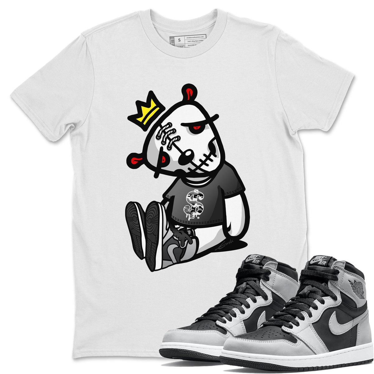 Jordan 1 Shadow 2.0 Shirt To Match Jordans Dead Dolls Sneaker Tees Jordan 1 Shadow 2.0 Drip Gear Zone Sneaker Matching Clothing Unisex Shirts