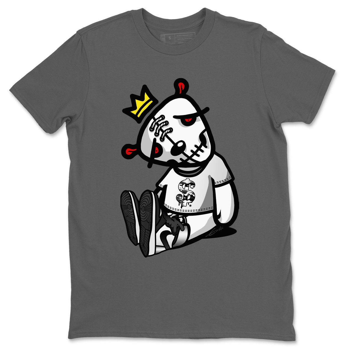 Jordan 1 Silver Toe Shirt To Match Jordans Dead Dolls Sneaker Tees Jordan 1 Silver Toe Drip Gear Zone Sneaker Matching Clothing Unisex Shirts