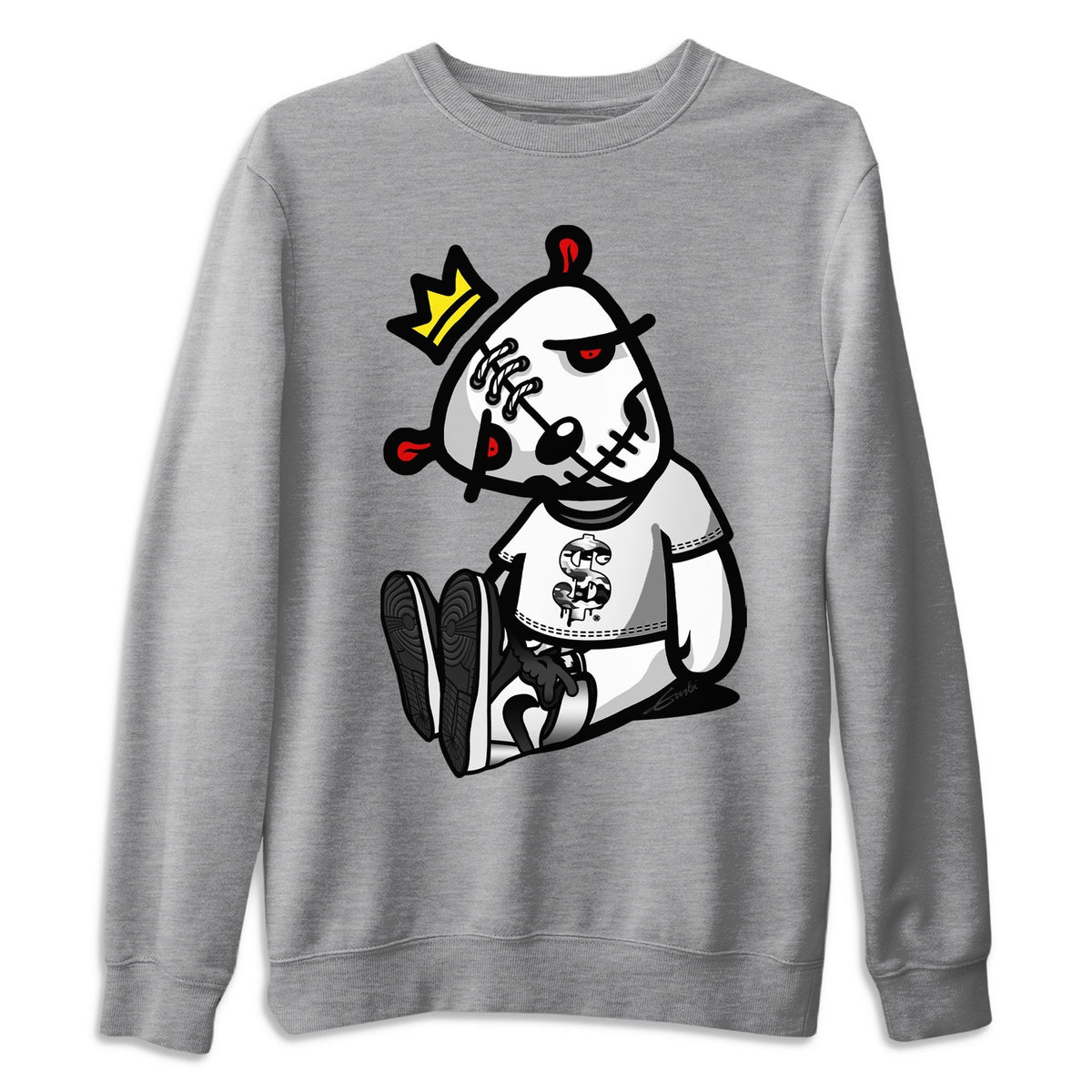 Jordan 1 Silver Toe Shirt To Match Jordans Dead Dolls Sneaker Tees Jordan 1 Silver Toe Drip Gear Zone Sneaker Matching Clothing Unisex Shirts