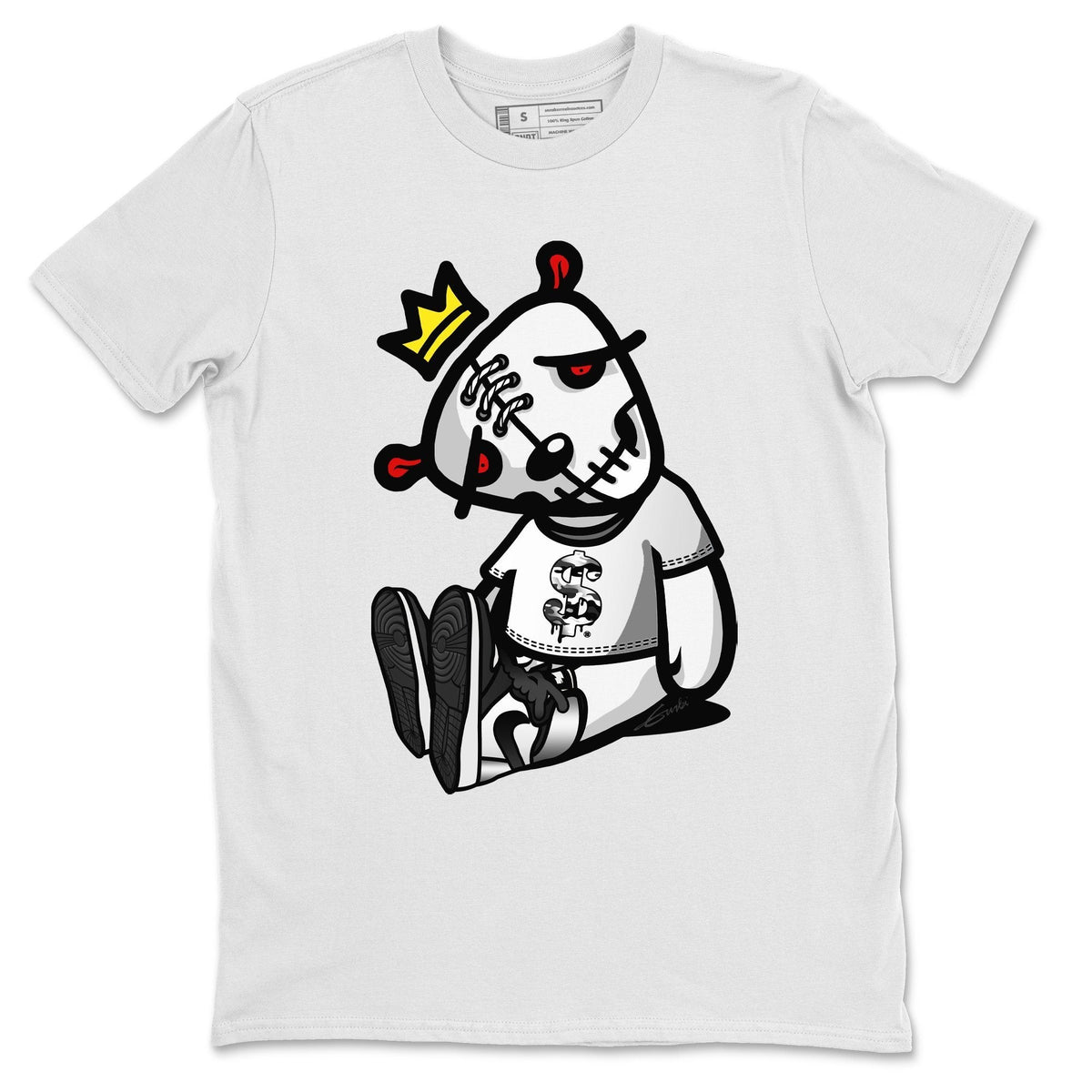 Jordan 1 Silver Toe Shirt To Match Jordans Dead Dolls Sneaker Tees Jordan 1 Silver Toe Drip Gear Zone Sneaker Matching Clothing Unisex Shirts