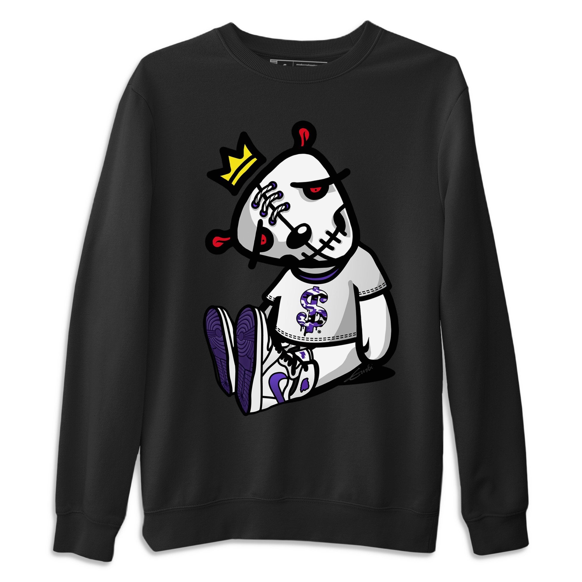 Jordan 1 WMNS Court Purple Shirt To Match Jordans Dead Dolls Sneaker Tees Jordan 1 WMNS Court Purple Drip Gear Zone Sneaker Matching Clothing Unisex Shirts