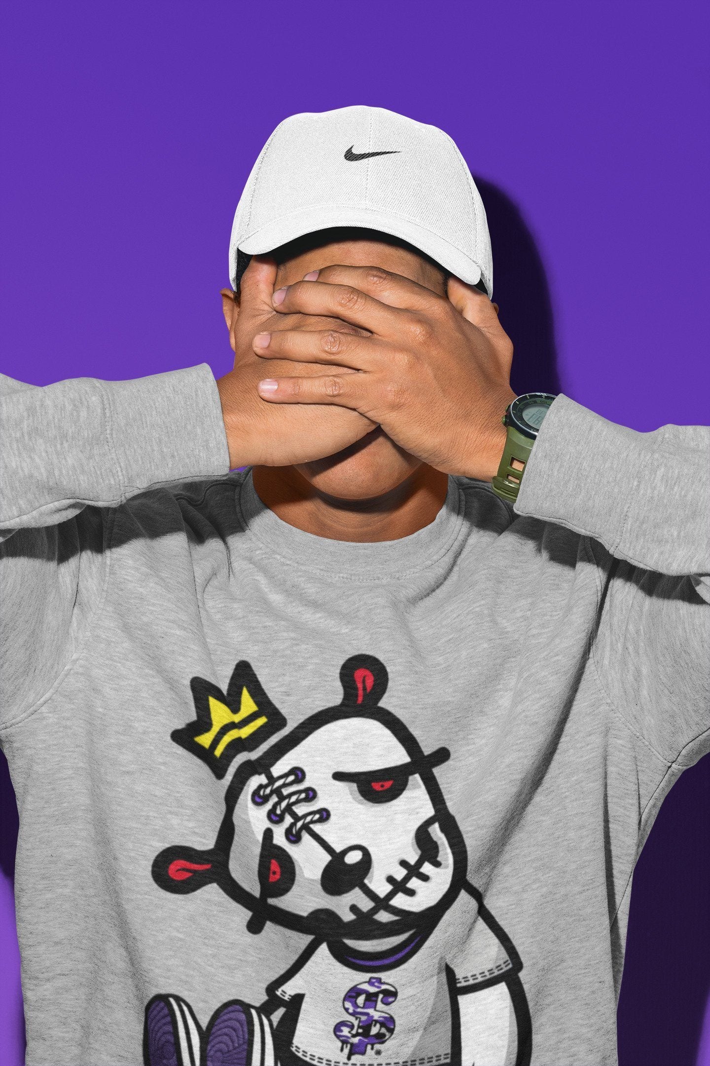 Jordan 1 WMNS Court Purple Shirt To Match Jordans Dead Dolls Sneaker Tees Jordan 1 WMNS Court Purple Drip Gear Zone Sneaker Matching Clothing Unisex Shirts