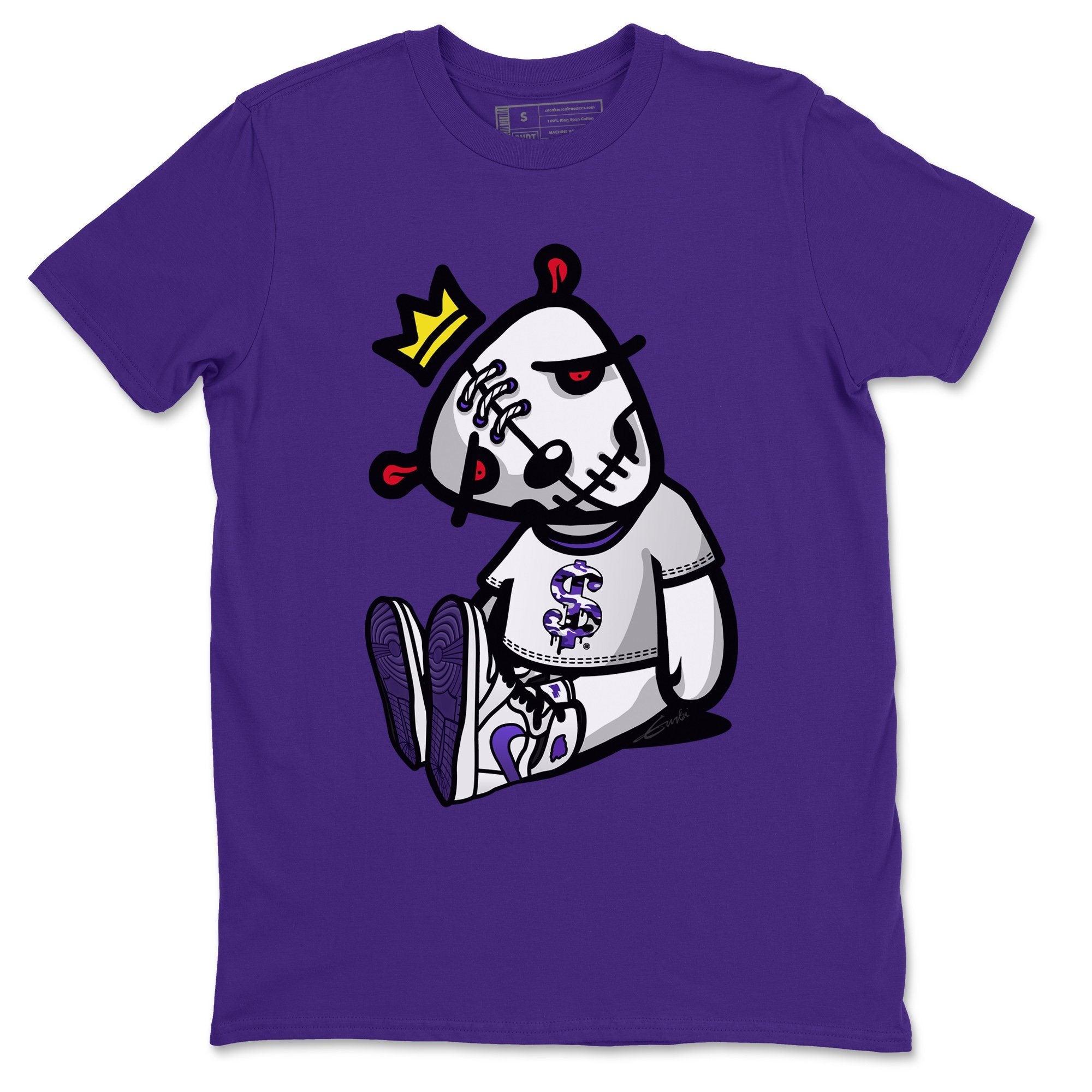 Jordan 1 WMNS Court Purple Shirt To Match Jordans Dead Dolls Sneaker Tees Jordan 1 WMNS Court Purple Drip Gear Zone Sneaker Matching Clothing Unisex Shirts