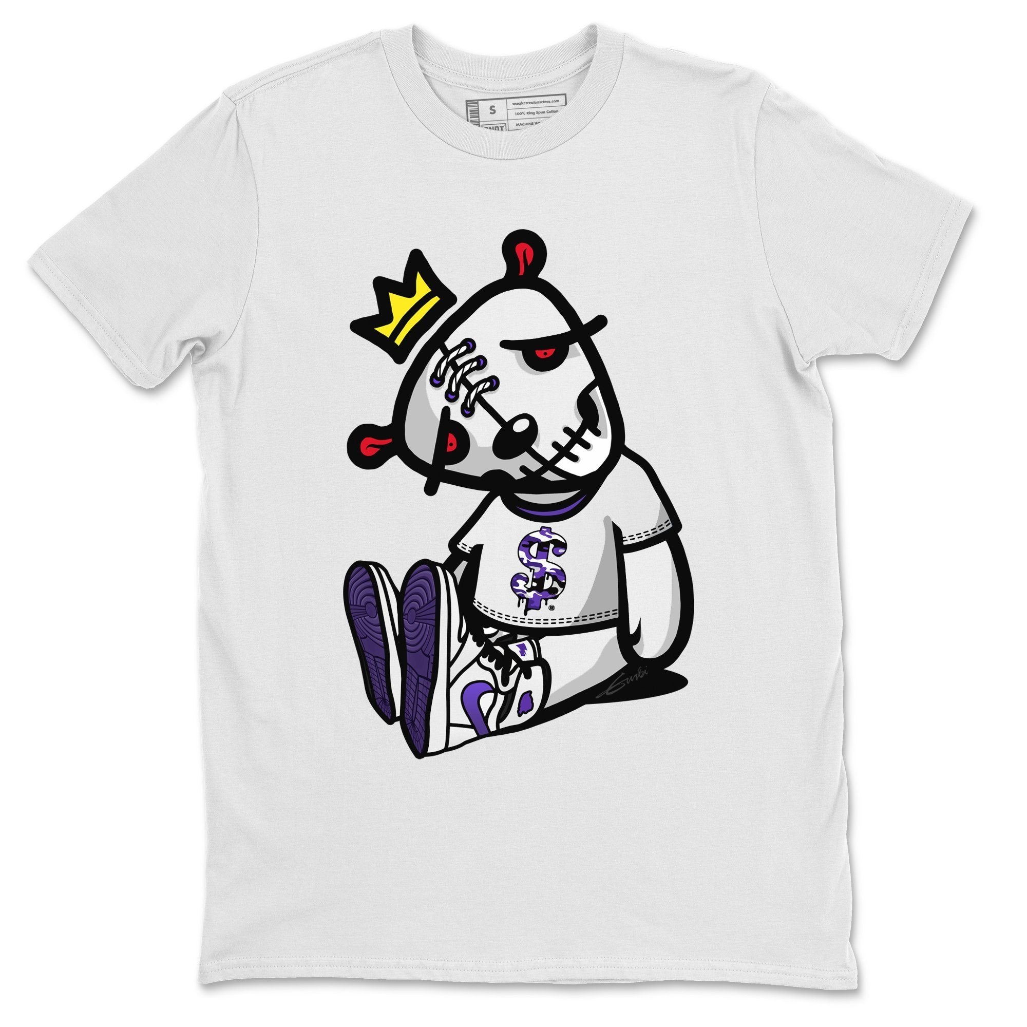 Jordan 1 WMNS Court Purple Shirt To Match Jordans Dead Dolls Sneaker Tees Jordan 1 WMNS Court Purple Drip Gear Zone Sneaker Matching Clothing Unisex Shirts