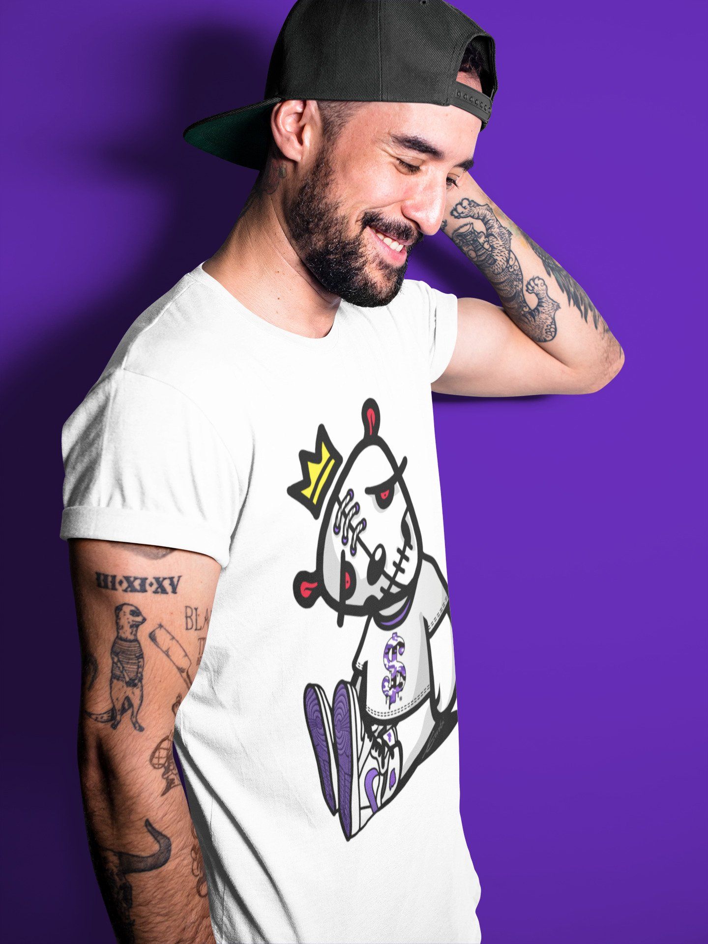 Jordan 1 WMNS Court Purple Shirt To Match Jordans Dead Dolls Sneaker Tees Jordan 1 WMNS Court Purple Drip Gear Zone Sneaker Matching Clothing Unisex Shirts