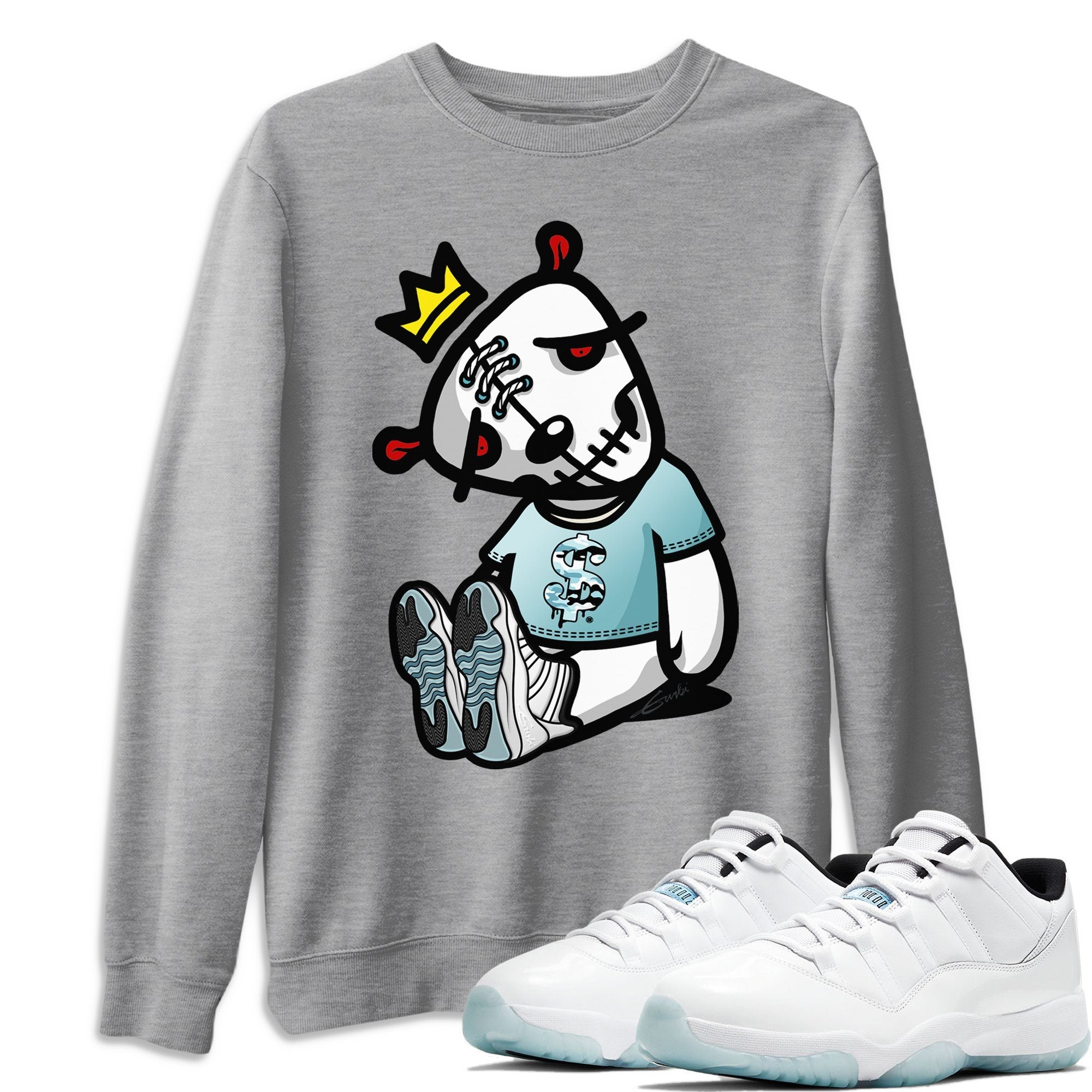 Jordan 11 Legend Blue Shirt To Match Jordans Dead Dolls Sneaker Tees Jordan 11 Legend Blue Drip Gear Zone Sneaker Matching Clothing Unisex Shirts