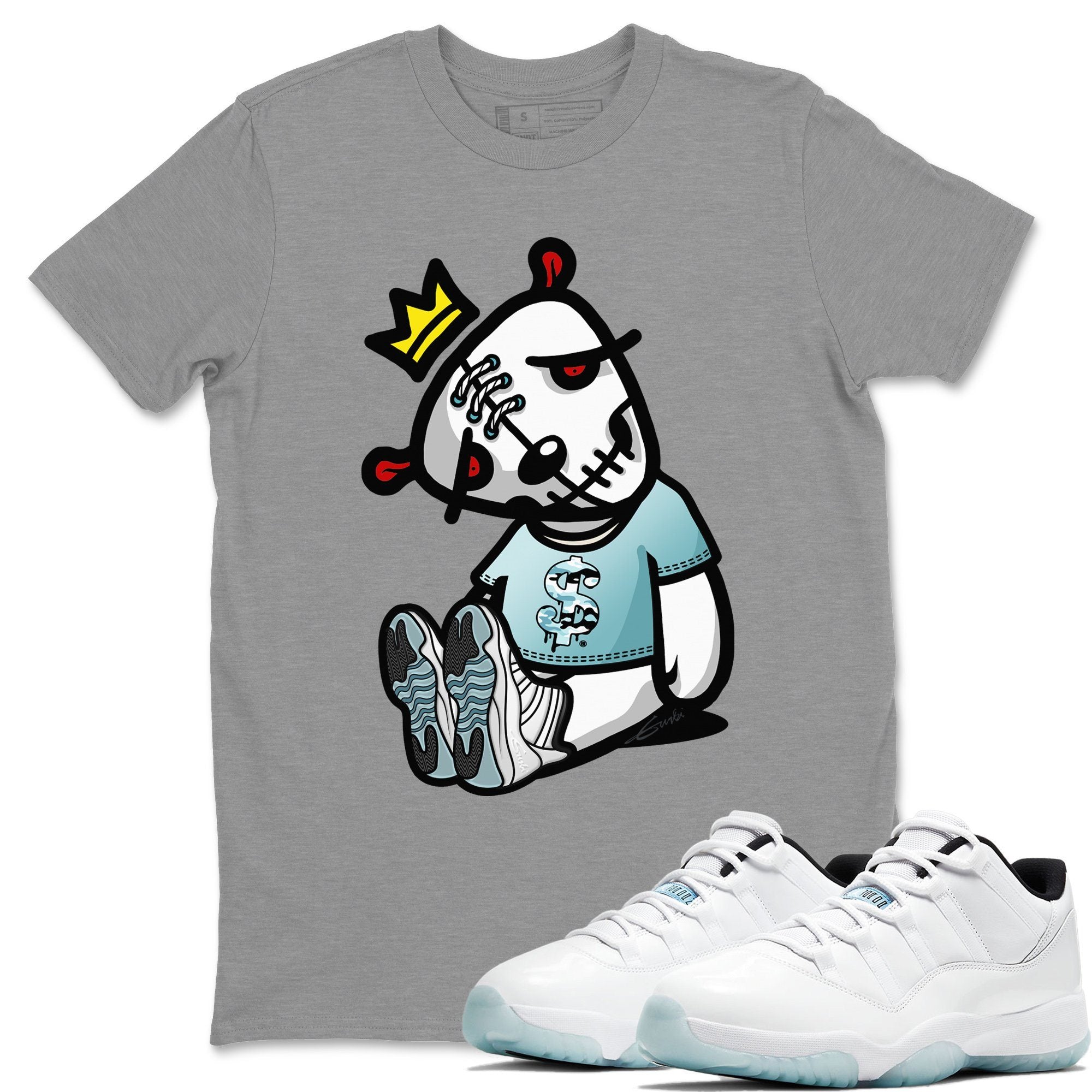 Jordan 11 Legend Blue Shirt To Match Jordans Dead Dolls Sneaker Tees Jordan 11 Legend Blue Drip Gear Zone Sneaker Matching Clothing Unisex Shirts