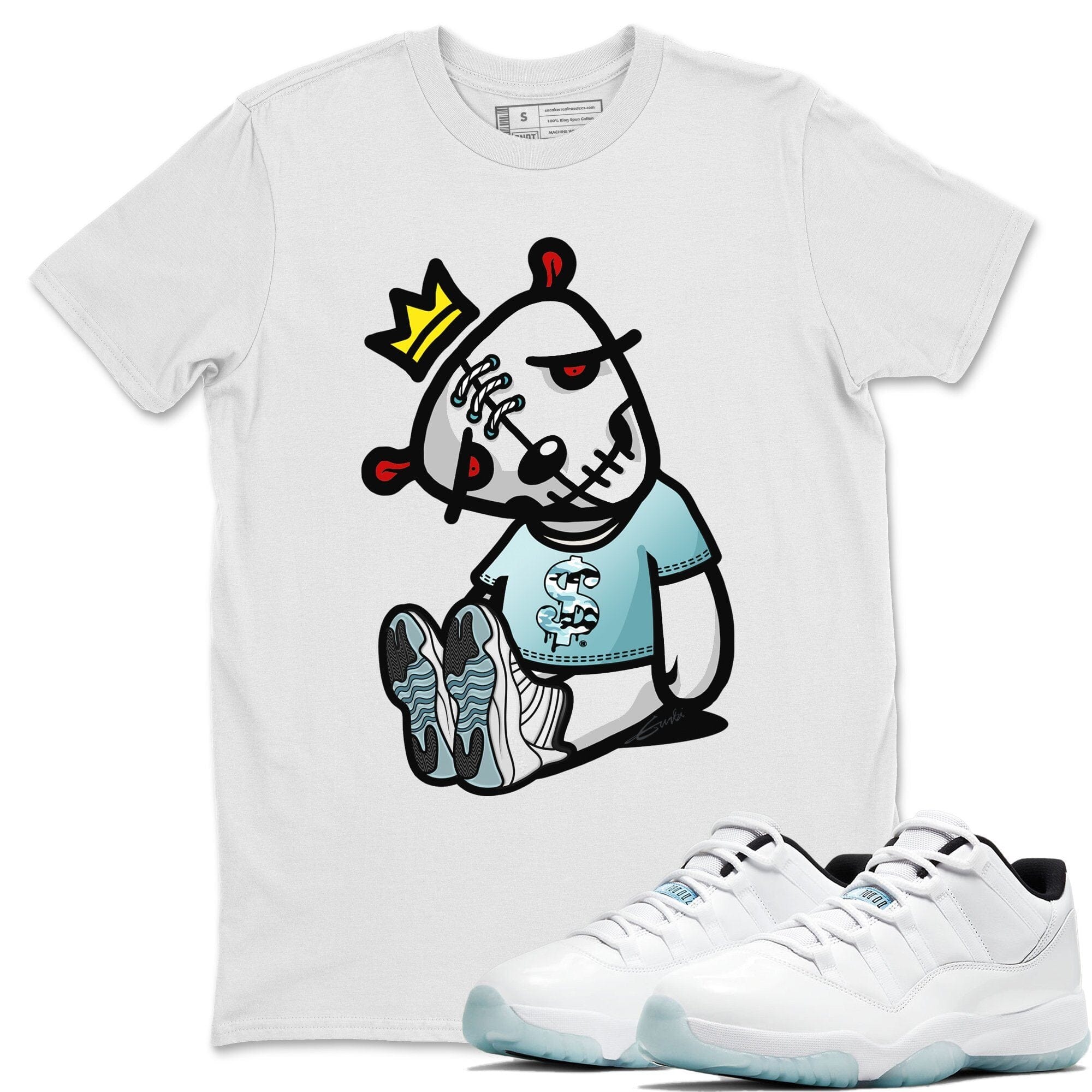 Jordan 11 Legend Blue Shirt To Match Jordans Dead Dolls Sneaker Tees Jordan 11 Legend Blue Drip Gear Zone Sneaker Matching Clothing Unisex Shirts