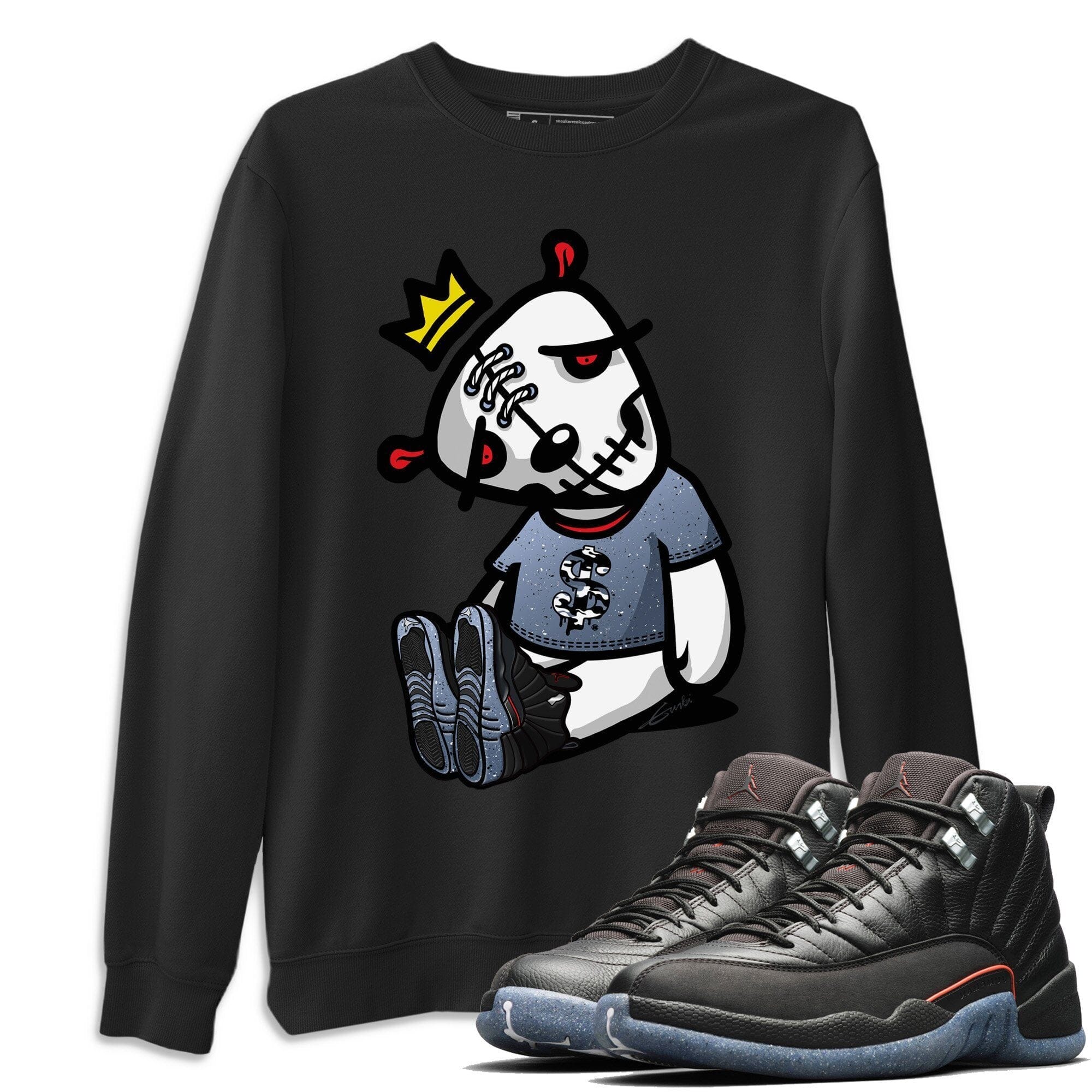 Jordan 12 Grind Shirt To Match Jordans Dead Dolls Sneaker Tees Jordan 12 Grind Drip Gear Zone Sneaker Matching Clothing Unisex Shirts