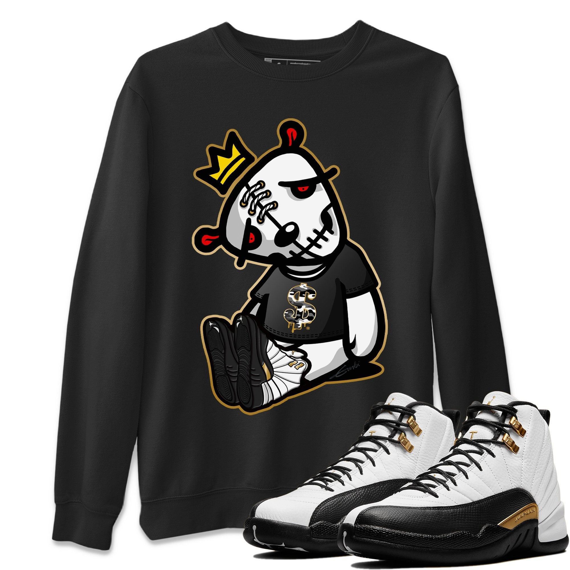 Jordan 12 Royalty Shirt To Match Jordans Dead Dolls Sneaker Tees Jordan 12 Royalty Drip Gear Zone Sneaker Matching Clothing Unisex Shirts