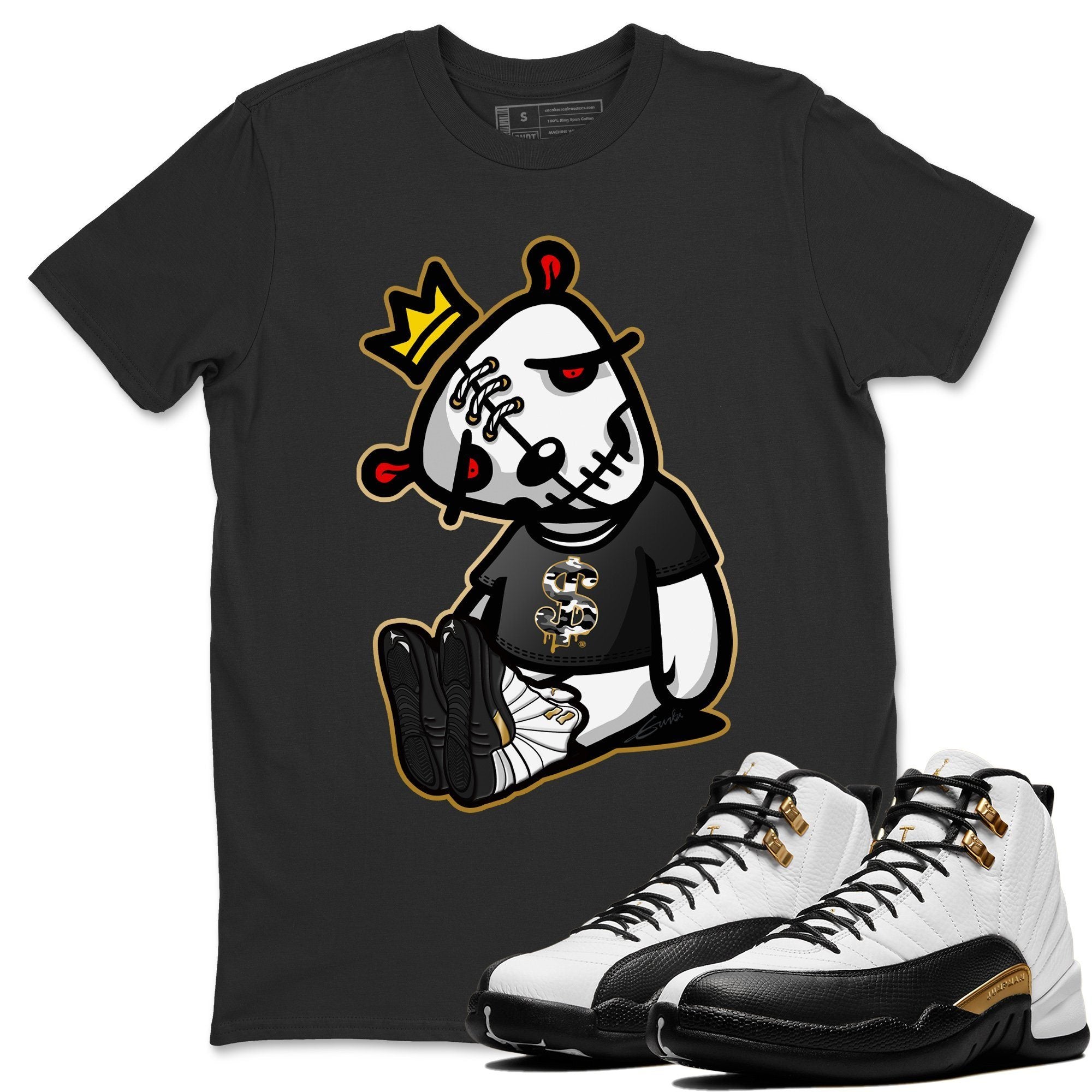Jordan 12 Royalty Shirt To Match Jordans Dead Dolls Sneaker Tees Jordan 12 Royalty Drip Gear Zone Sneaker Matching Clothing Unisex Shirts