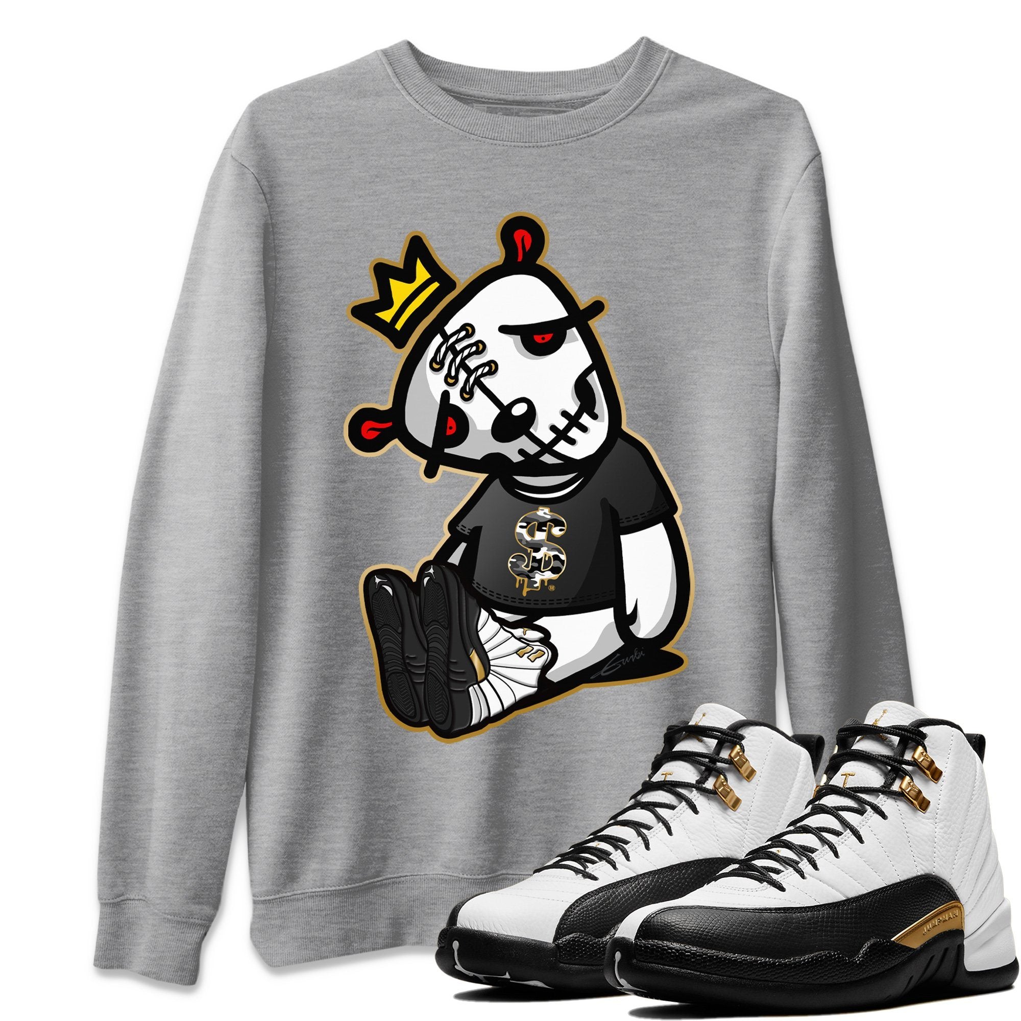 Jordan 12 Royalty Shirt To Match Jordans Dead Dolls Sneaker Tees Jordan 12 Royalty Drip Gear Zone Sneaker Matching Clothing Unisex Shirts