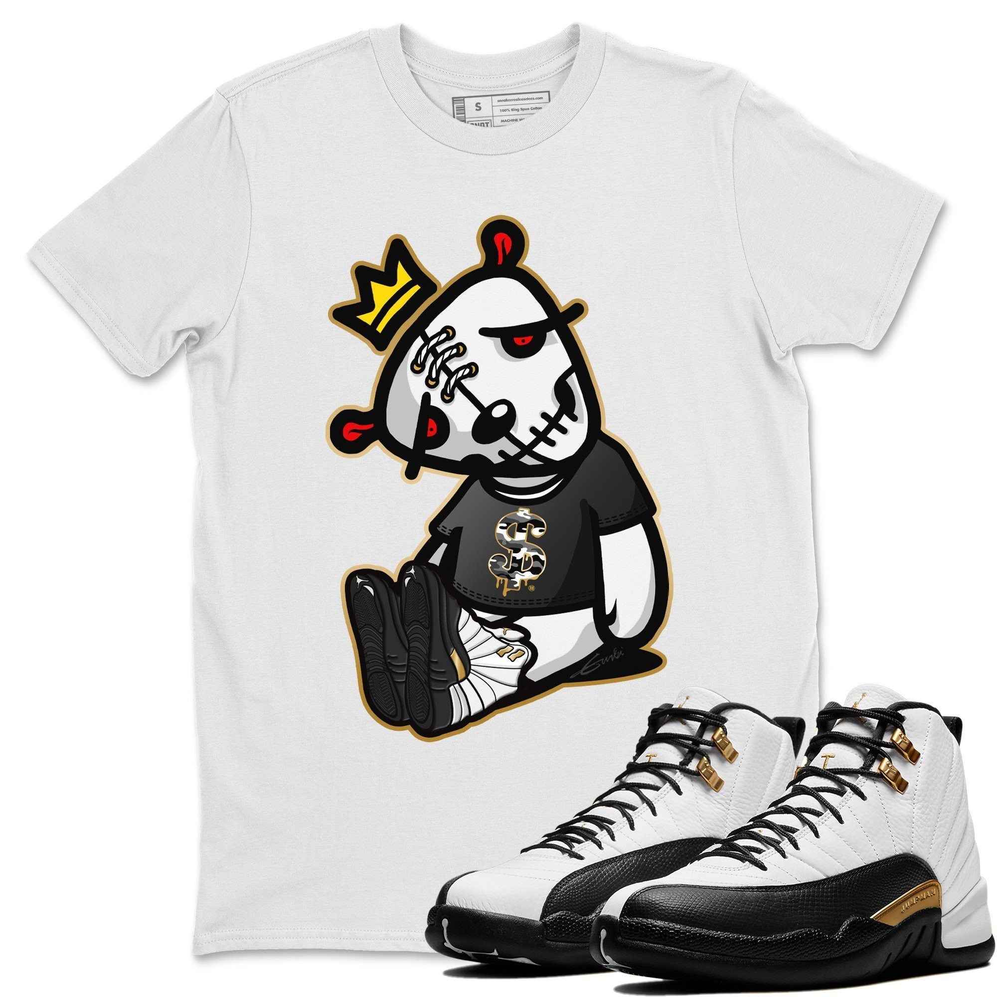 Jordan 12 Royalty Shirt To Match Jordans Dead Dolls Sneaker Tees Jordan 12 Royalty Drip Gear Zone Sneaker Matching Clothing Unisex Shirts