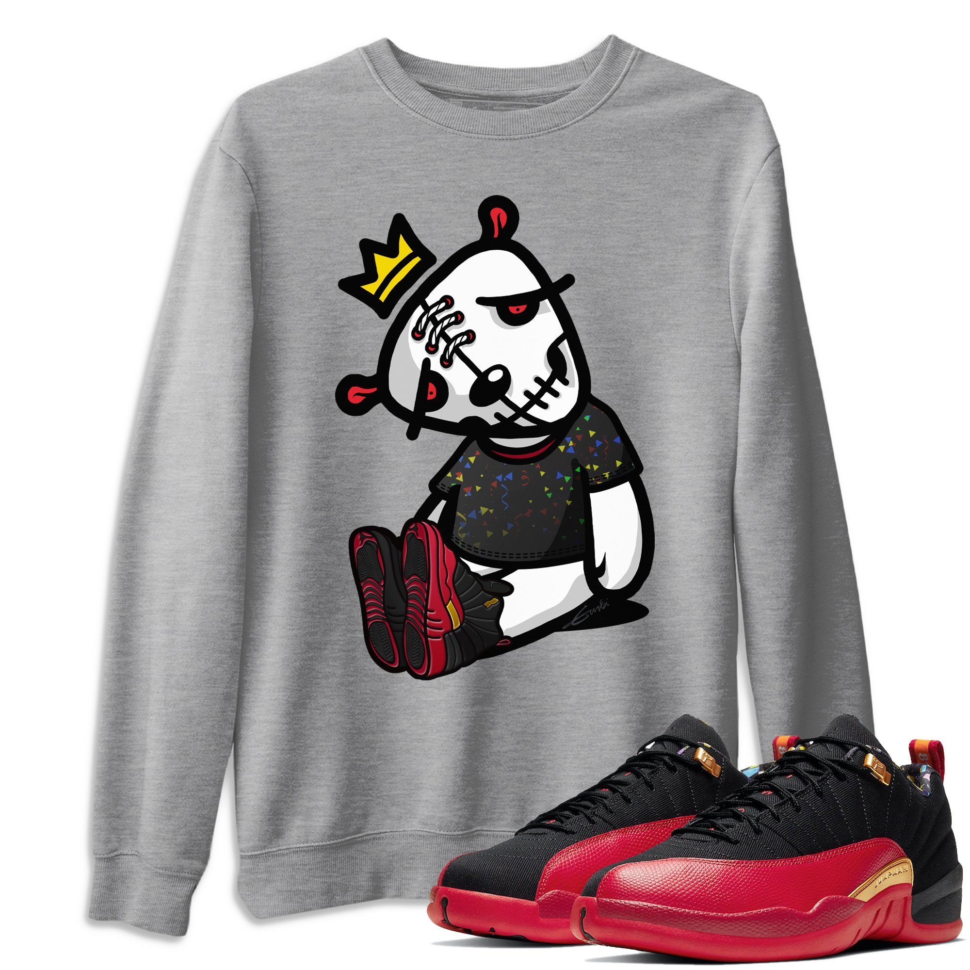 Jordan 12 Super Bowl Shirt To Match Jordans Dead Dolls Sneaker Tees Jordan 12 Super Bowl Drip Gear Zone Sneaker Matching Clothing Unisex Shirts