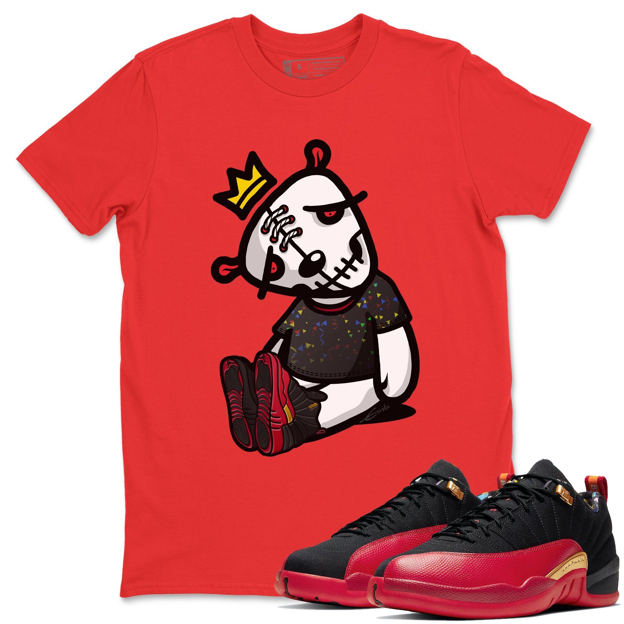 Jordan 12 Super Bowl Shirt To Match Jordans Dead Dolls Sneaker Tees Jordan 12 Super Bowl Drip Gear Zone Sneaker Matching Clothing Unisex Shirts