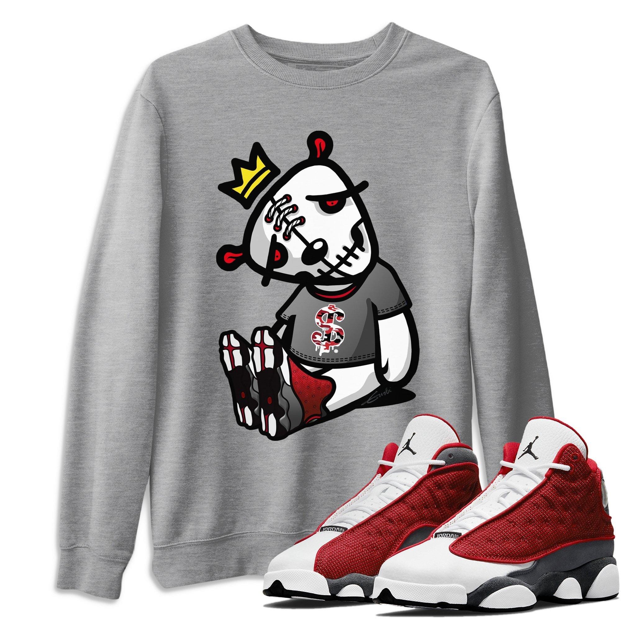 Jordan 13 Red Flint Shirt To Match Jordans Dead Dolls Sneaker Tees Jordan 13 Red Flint Drip Gear Zone Sneaker Matching Clothing Unisex Shirts