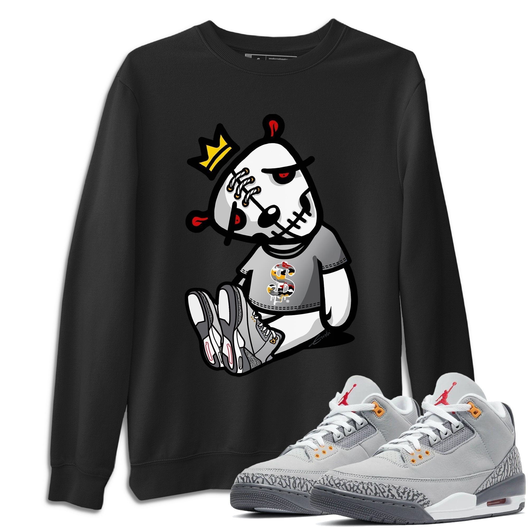 Jordan 3 Cool Grey Shirt To Match Jordans Dead Dolls Sneaker Tees Jordan 3 Cool Grey Drip Gear Zone Sneaker Matching Clothing Unisex Shirts