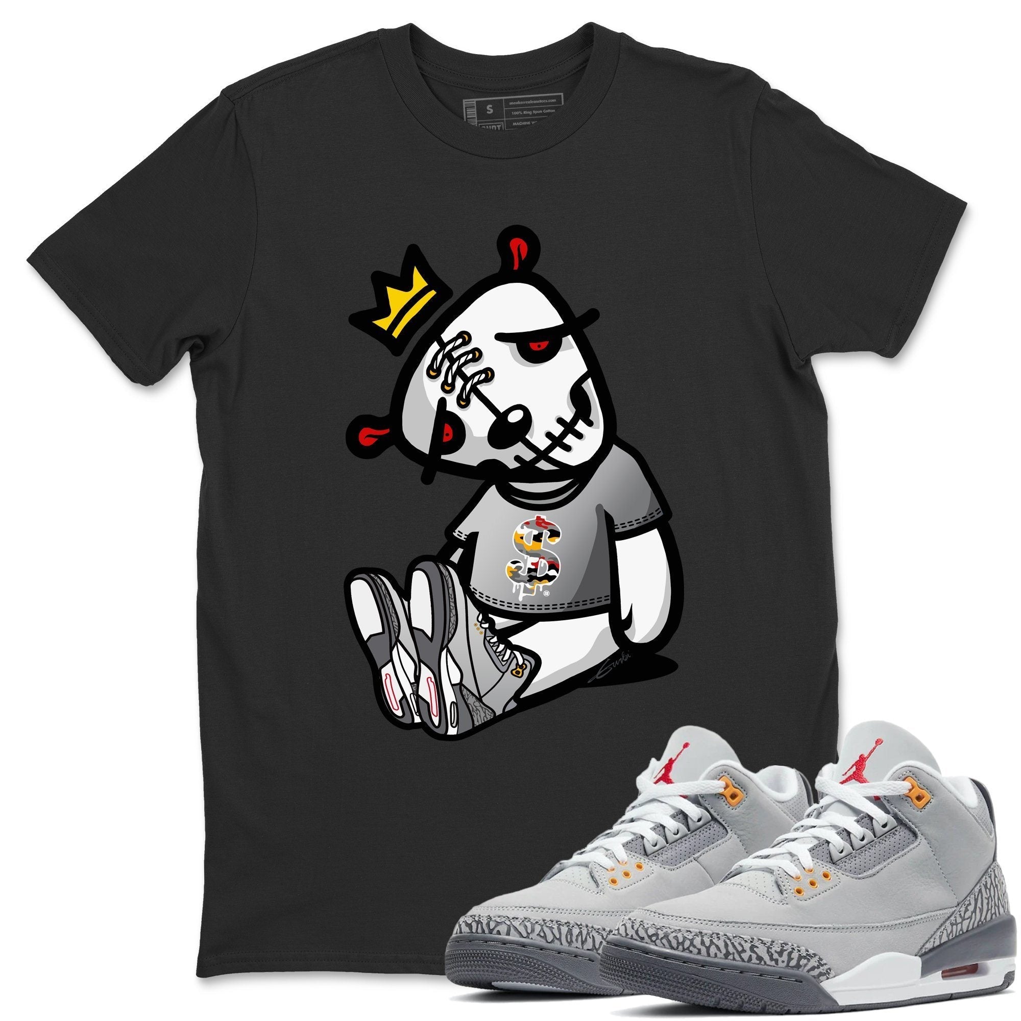 Jordan 3 Cool Grey Shirt To Match Jordans Dead Dolls Sneaker Tees Jordan 3 Cool Grey Drip Gear Zone Sneaker Matching Clothing Unisex Shirts