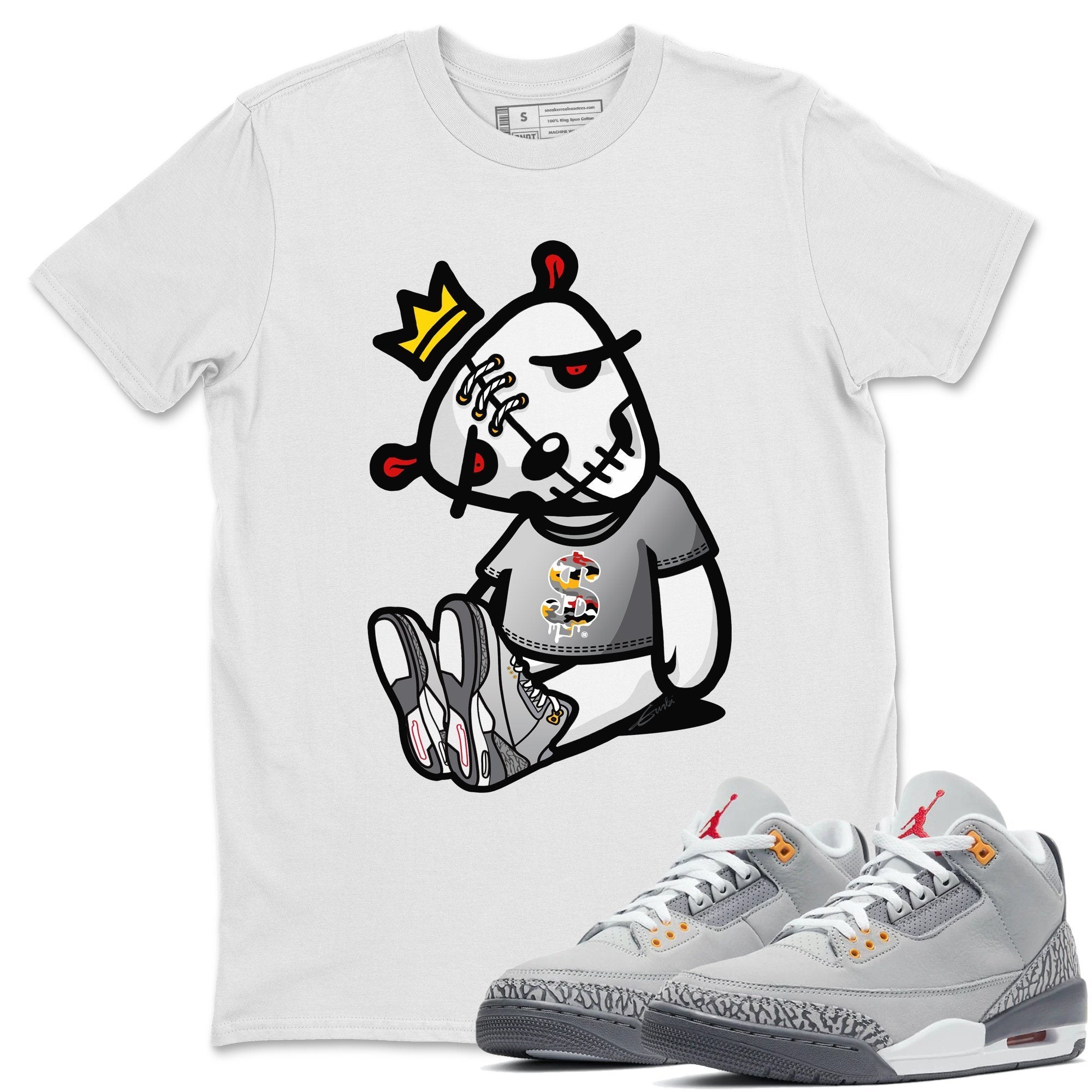Jordan 3 Cool Grey Shirt To Match Jordans Dead Dolls Sneaker Tees Jordan 3 Cool Grey Drip Gear Zone Sneaker Matching Clothing Unisex Shirts
