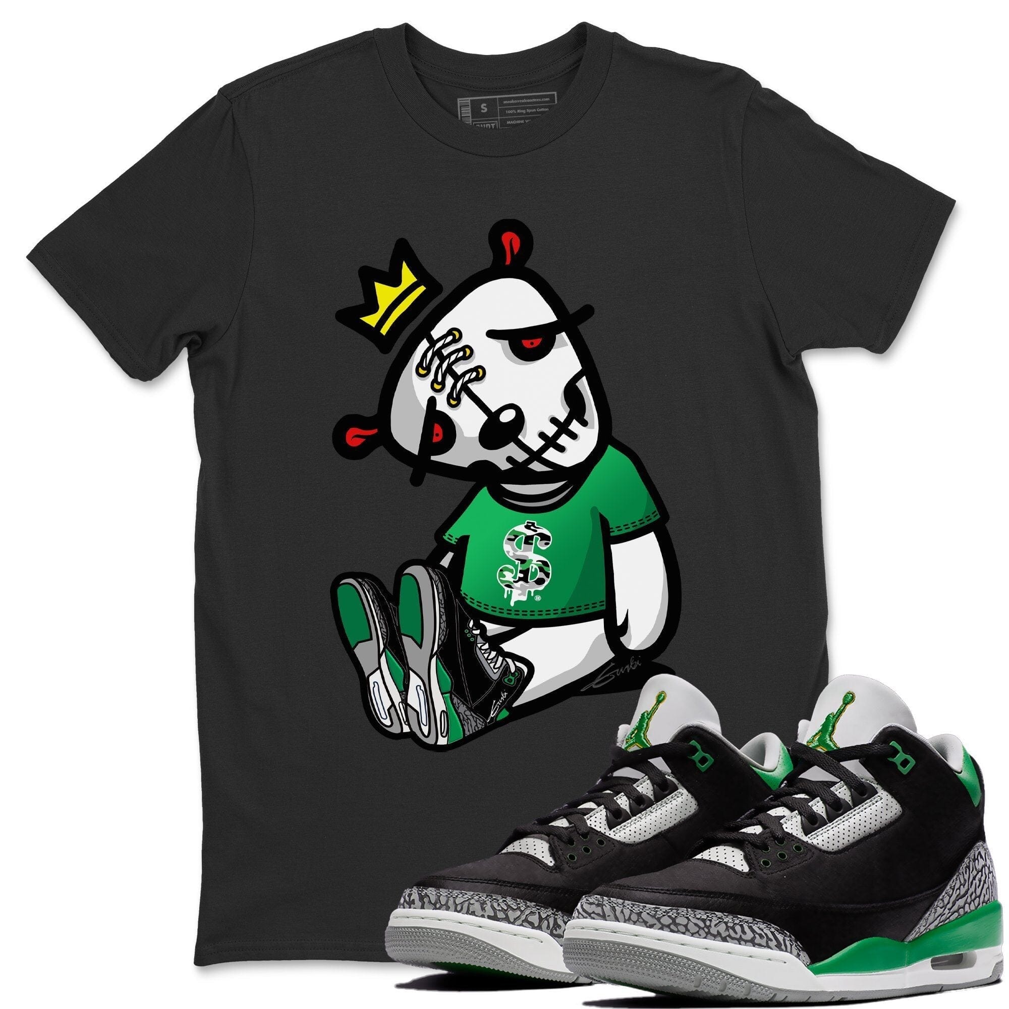 Jordan 3 Pine Green Shirt To Match Jordans Dead Dolls Sneaker Tees Jordan 3 Pine Green Drip Gear Zone Sneaker Matching Clothing Unisex Shirts