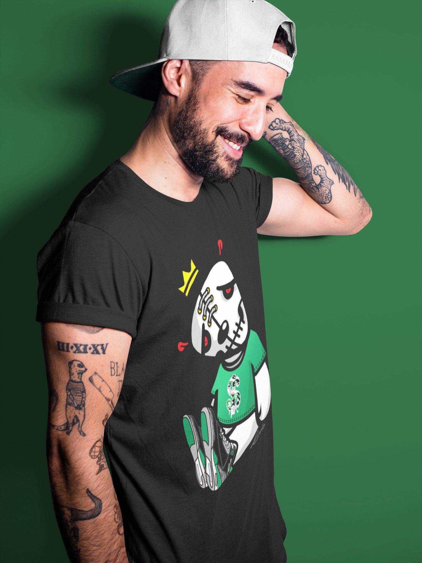 Jordan 3 Pine Green Shirt To Match Jordans Dead Dolls Sneaker Tees Jordan 3 Pine Green Drip Gear Zone Sneaker Matching Clothing Unisex Shirts