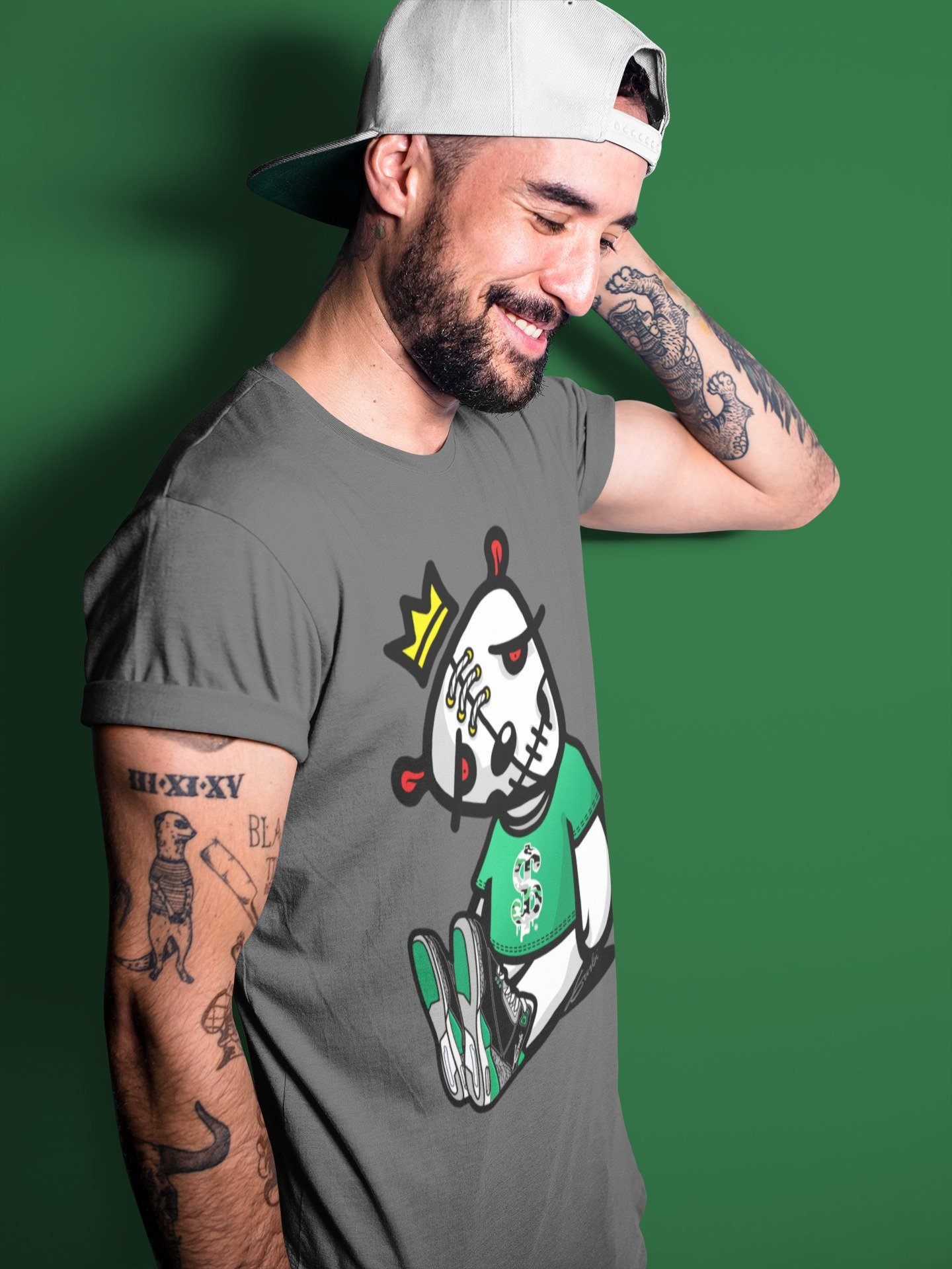 Jordan 3 Pine Green Shirt To Match Jordans Dead Dolls Sneaker Tees Jordan 3 Pine Green Drip Gear Zone Sneaker Matching Clothing Unisex Shirts