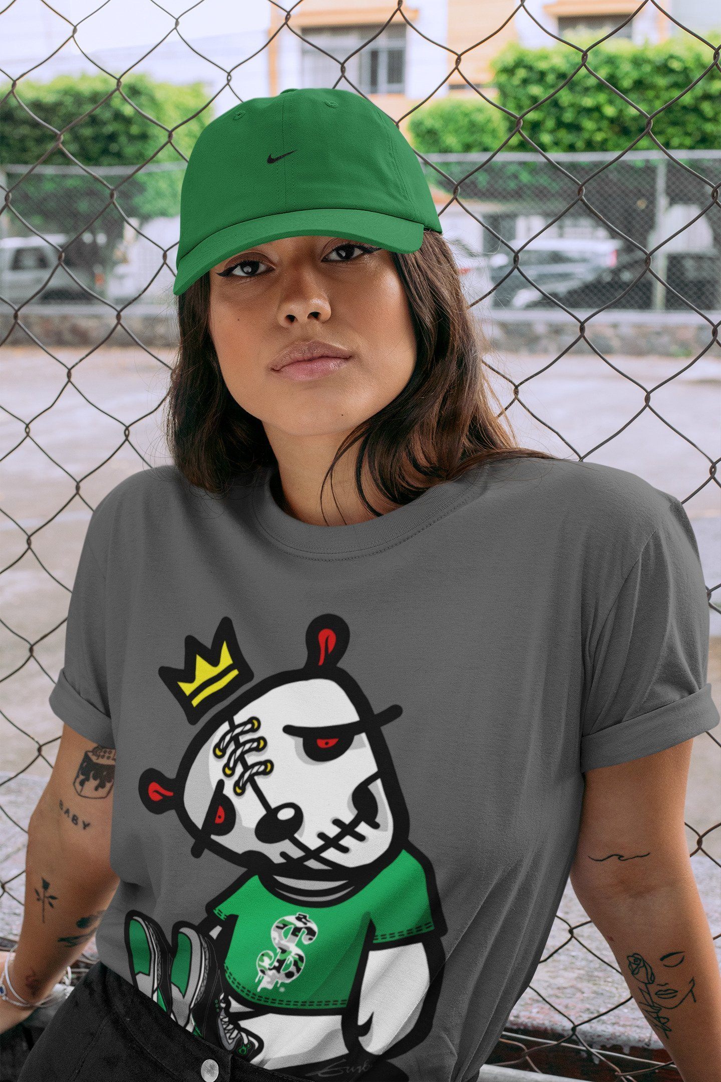Jordan 3 Pine Green Shirt To Match Jordans Dead Dolls Sneaker Tees Jordan 3 Pine Green Drip Gear Zone Sneaker Matching Clothing Unisex Shirts
