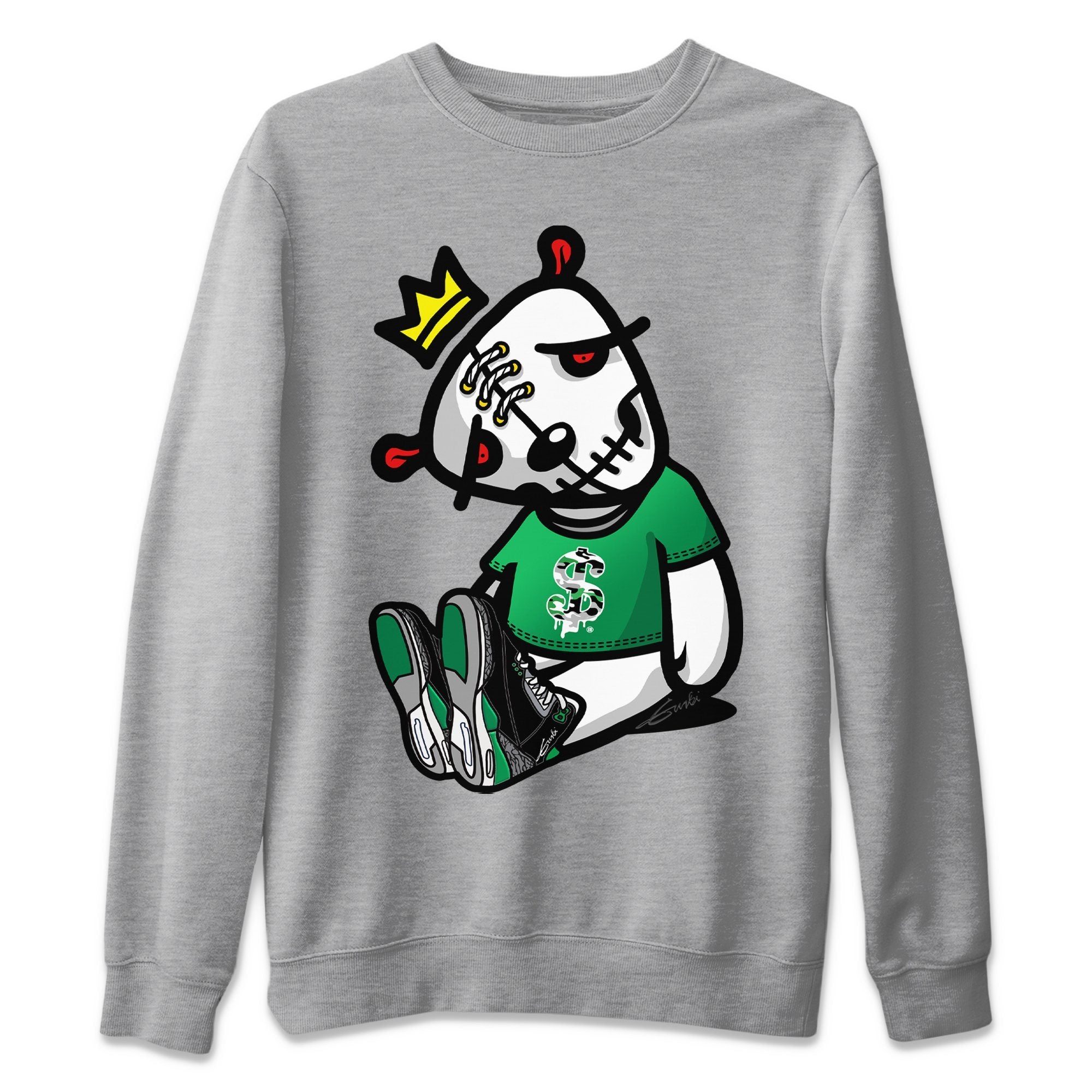 Jordan 3 Pine Green Shirt To Match Jordans Dead Dolls Sneaker Tees Jordan 3 Pine Green Drip Gear Zone Sneaker Matching Clothing Unisex Shirts