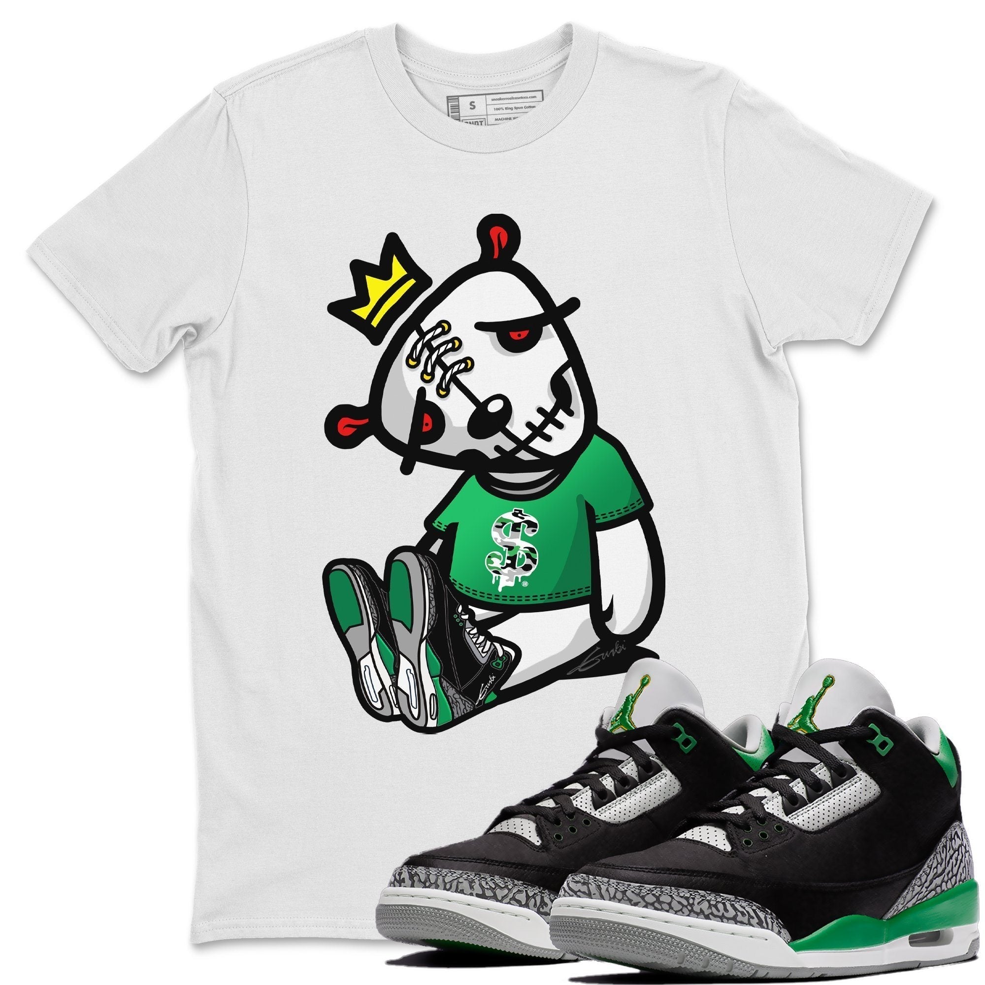 Jordan 3 Pine Green Shirt To Match Jordans Dead Dolls Sneaker Tees Jordan 3 Pine Green Drip Gear Zone Sneaker Matching Clothing Unisex Shirts