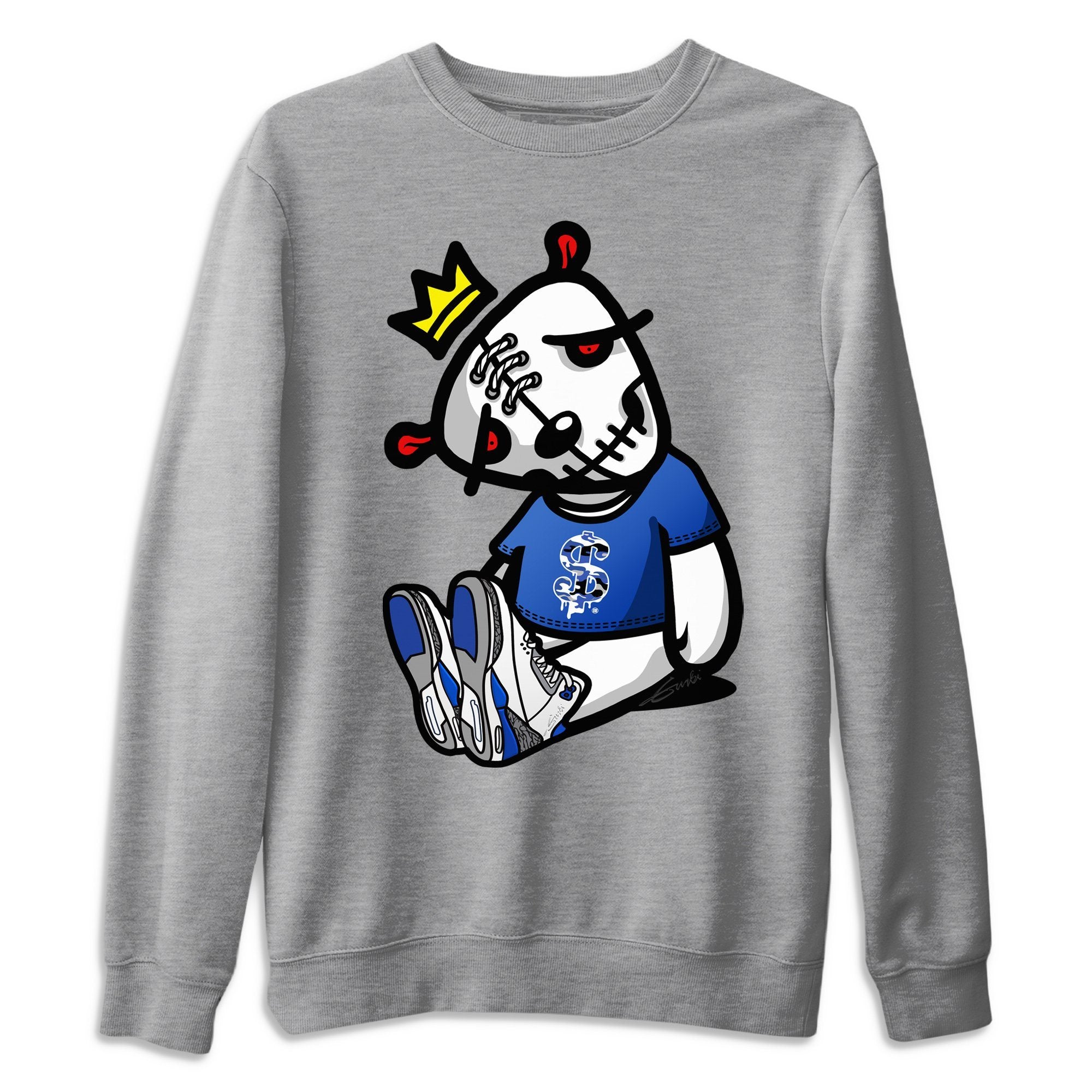 Jordan 3 Racer Blue Shirt To Match Jordans Dead Dolls Sneaker Tees Jordan 3 Racer Blue Drip Gear Zone Sneaker Matching Clothing Unisex Shirts