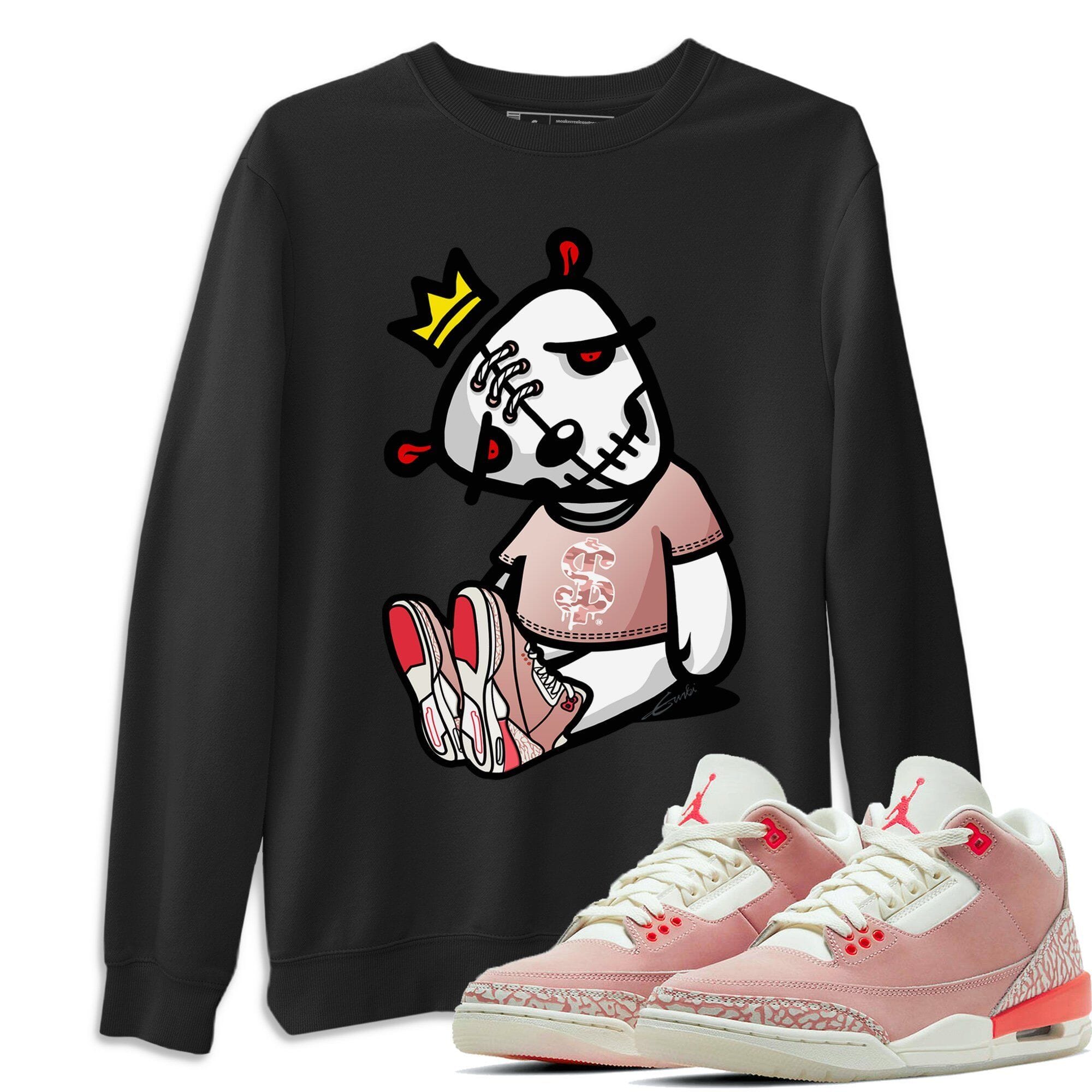 Jordan 3 Rust Pink Shirt To Match Jordans Dead Dolls Sneaker Tees Jordan 3 Rust Pink Drip Gear Zone Sneaker Matching Clothing Unisex Shirts