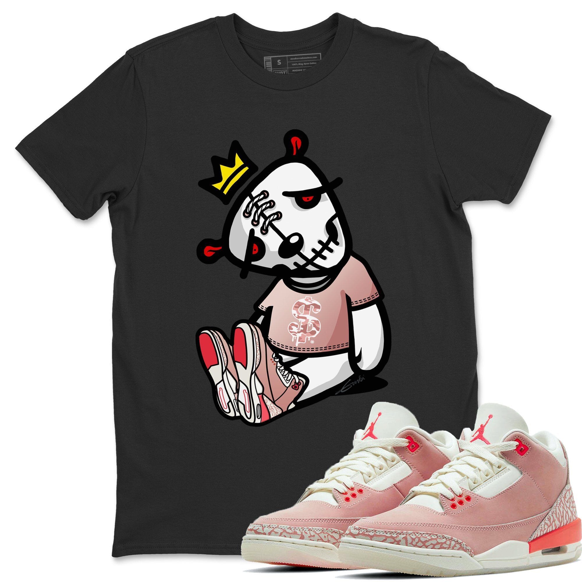 Jordan 3 Rust Pink Shirt To Match Jordans Dead Dolls Sneaker Tees Jordan 3 Rust Pink Drip Gear Zone Sneaker Matching Clothing Unisex Shirts