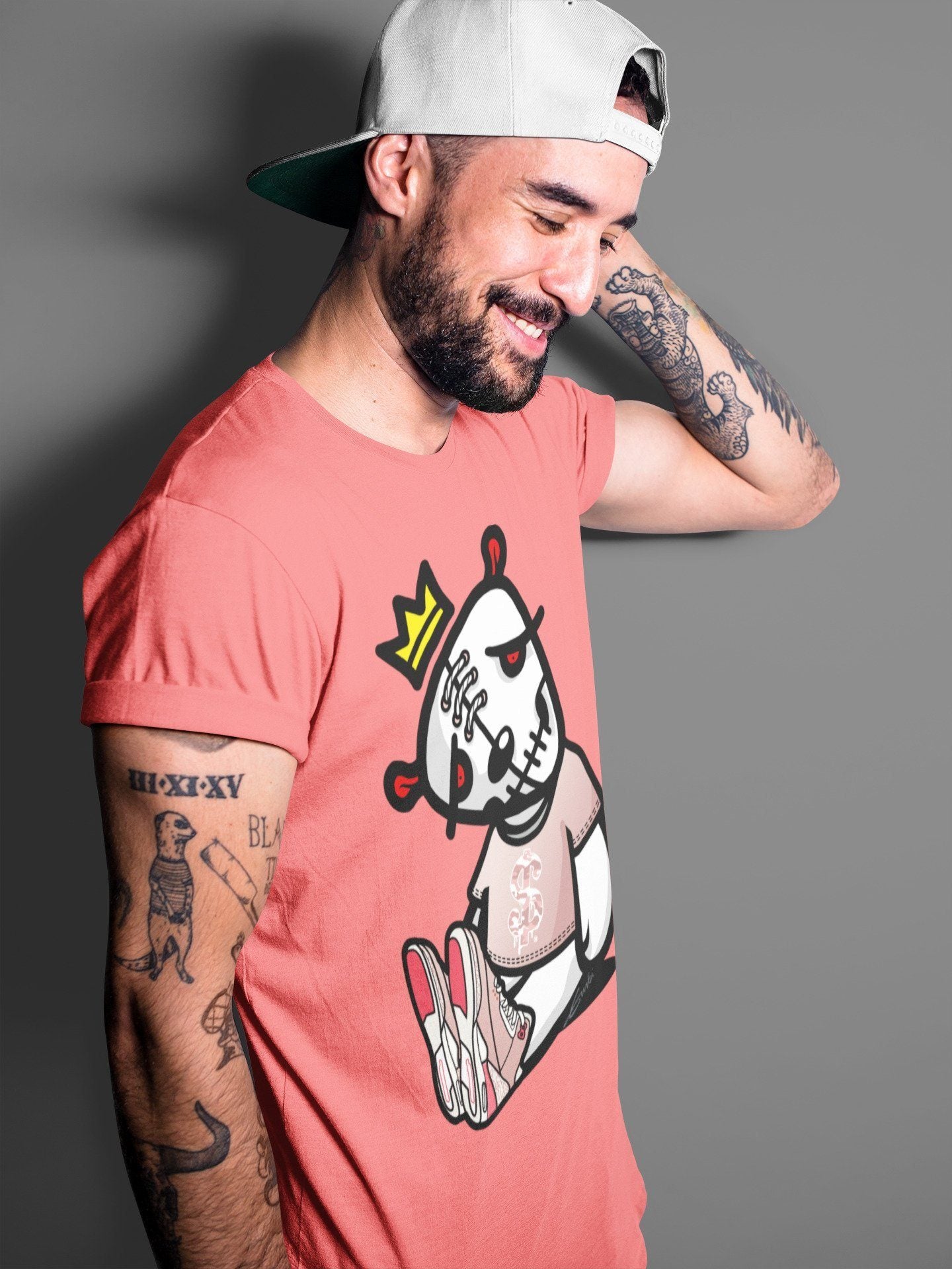 Jordan 3 Rust Pink Shirt To Match Jordans Dead Dolls Sneaker Tees Jordan 3 Rust Pink Drip Gear Zone Sneaker Matching Clothing Unisex Shirts