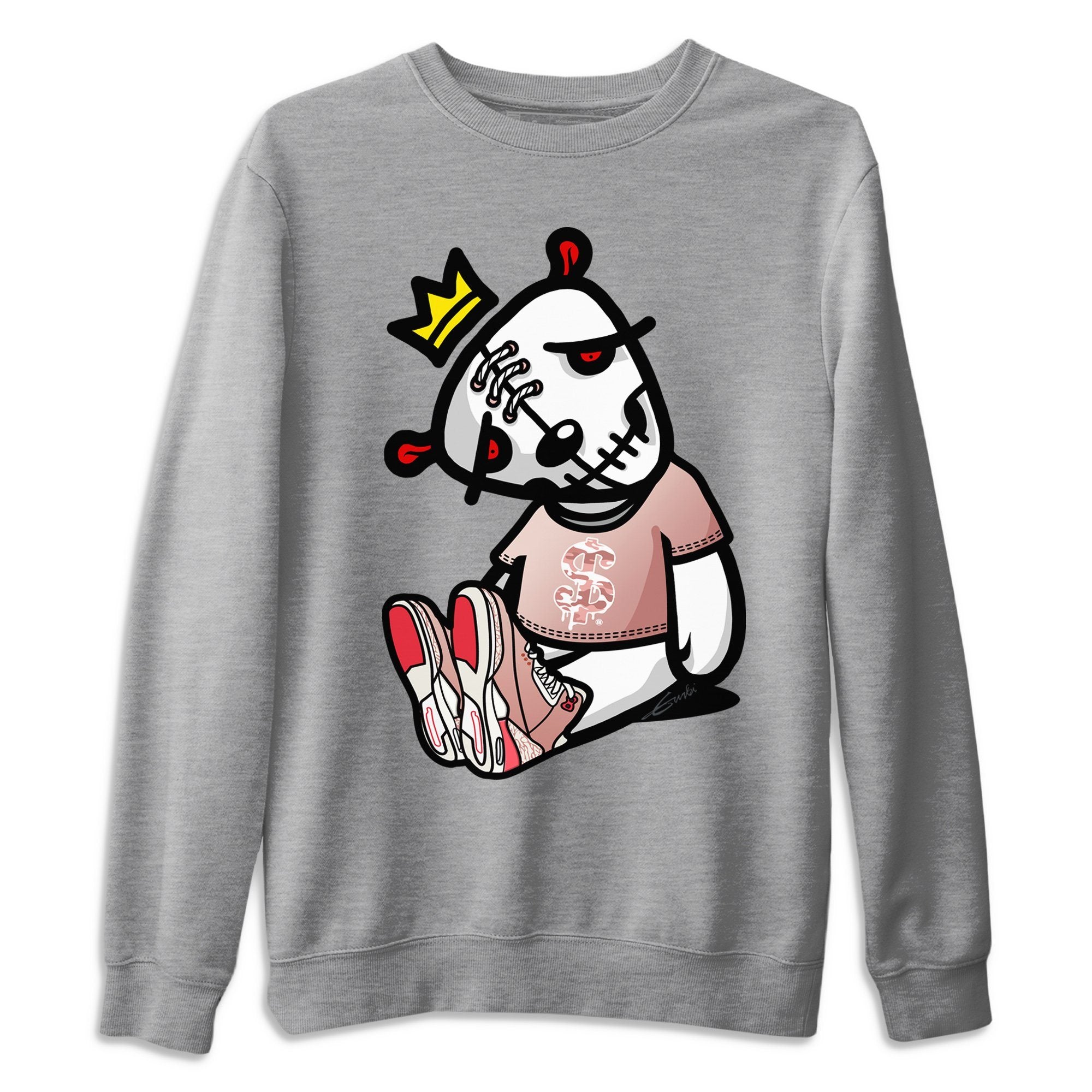 Jordan 3 Rust Pink Shirt To Match Jordans Dead Dolls Sneaker Tees Jordan 3 Rust Pink Drip Gear Zone Sneaker Matching Clothing Unisex Shirts