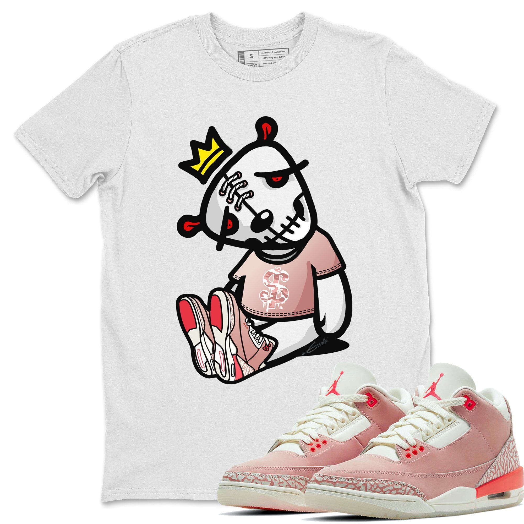 Jordan 3 Rust Pink Shirt To Match Jordans Dead Dolls Sneaker Tees Jordan 3 Rust Pink Drip Gear Zone Sneaker Matching Clothing Unisex Shirts