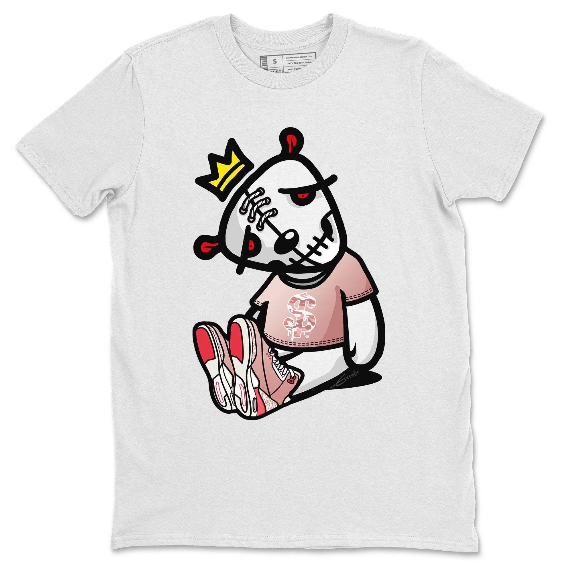 Jordan 3 Rust Pink Shirt To Match Jordans Dead Dolls Sneaker Tees Jordan 3 Rust Pink Drip Gear Zone Sneaker Matching Clothing Unisex Shirts