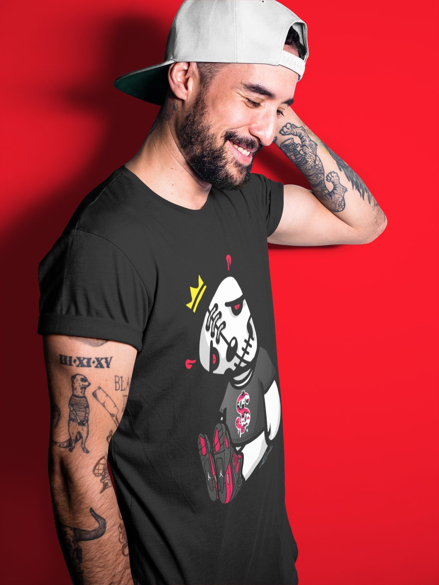 Jordan 4 Red Thunder Shirt To Match Jordans Dead Dolls Sneaker Tees Jordan 4 Red Thunder Drip Gear Zone Sneaker Matching Clothing Unisex Shirts