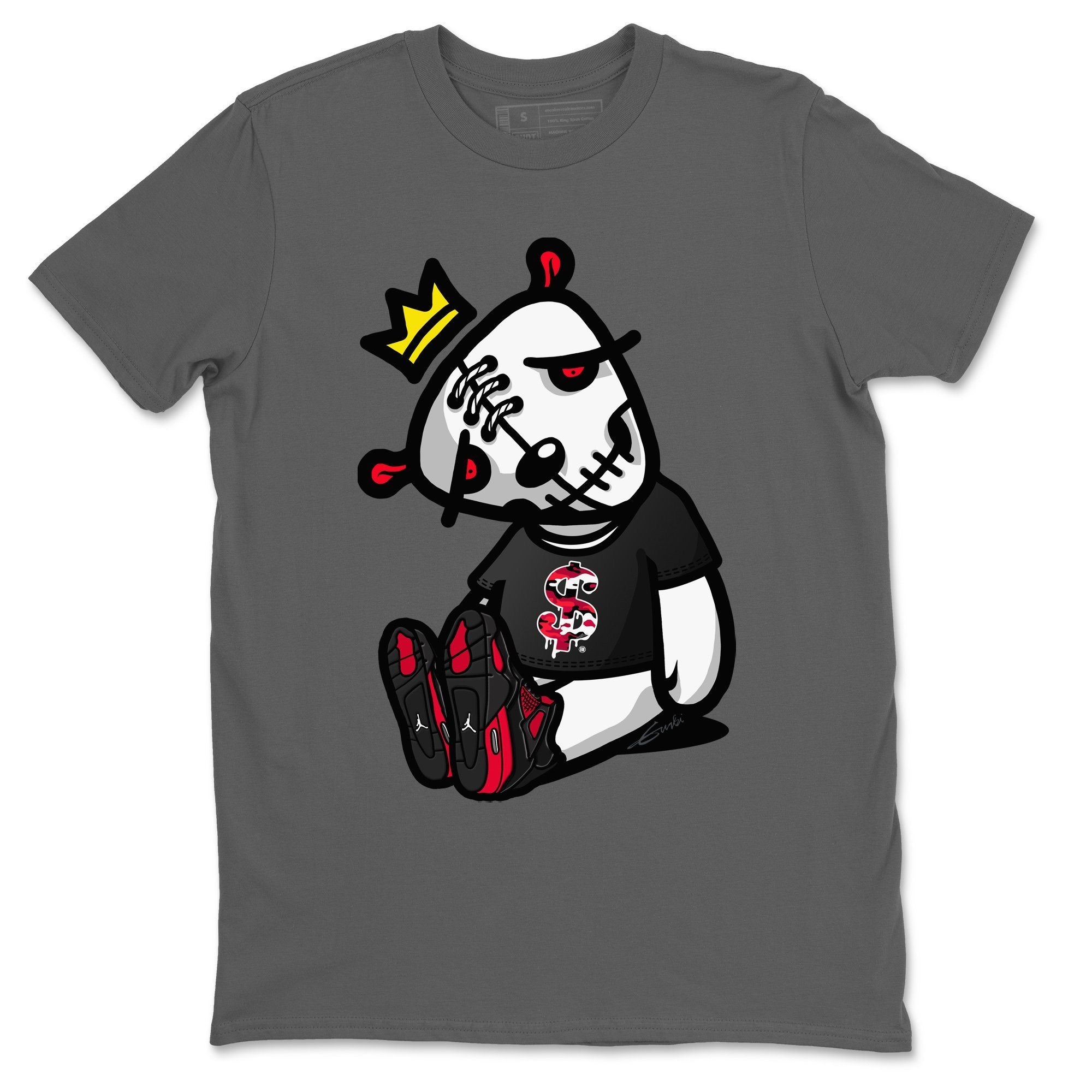Jordan 4 Red Thunder Shirt To Match Jordans Dead Dolls Sneaker Tees Jordan 4 Red Thunder Drip Gear Zone Sneaker Matching Clothing Unisex Shirts