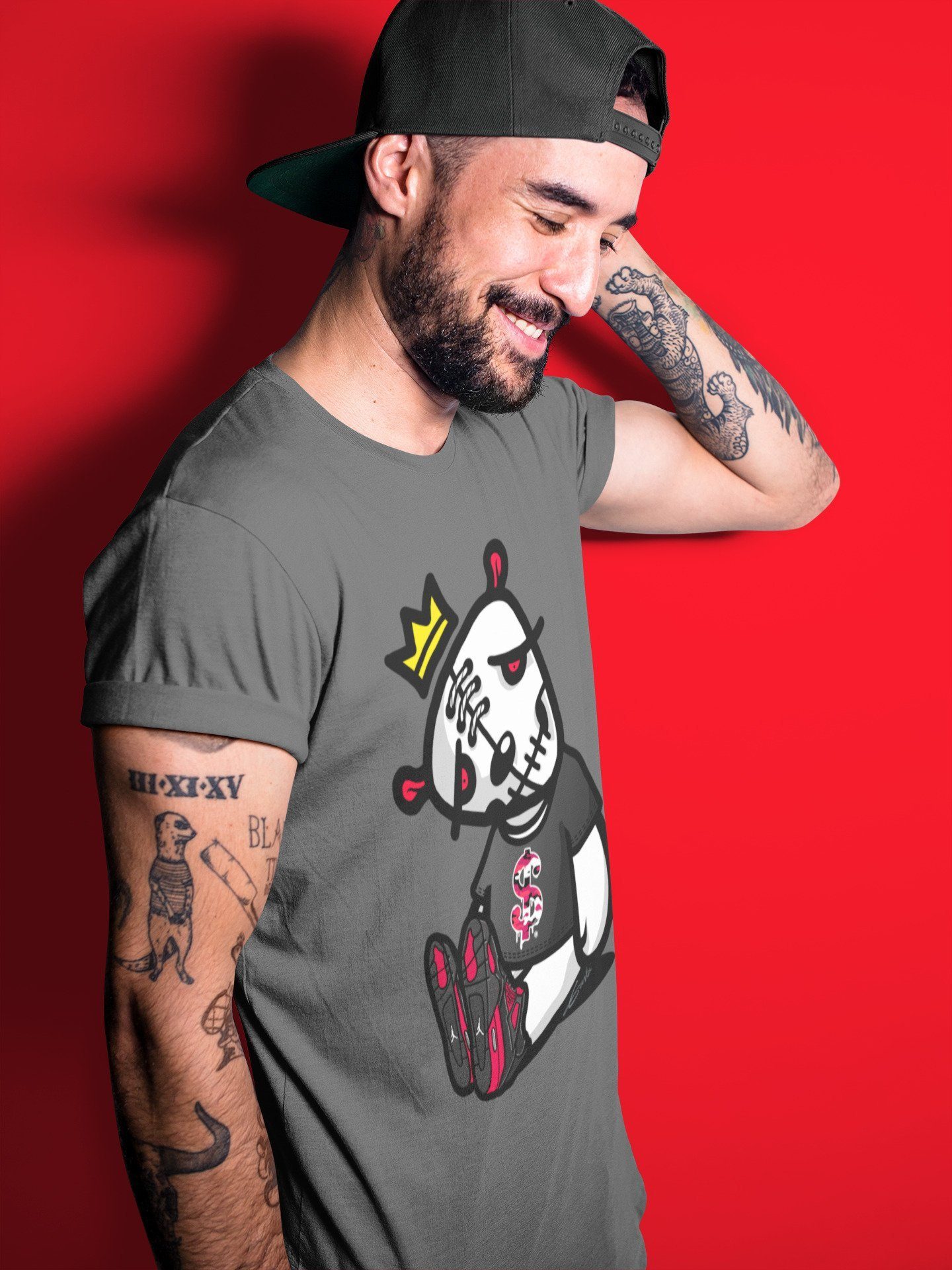 Jordan 4 Red Thunder Shirt To Match Jordans Dead Dolls Sneaker Tees Jordan 4 Red Thunder Drip Gear Zone Sneaker Matching Clothing Unisex Shirts