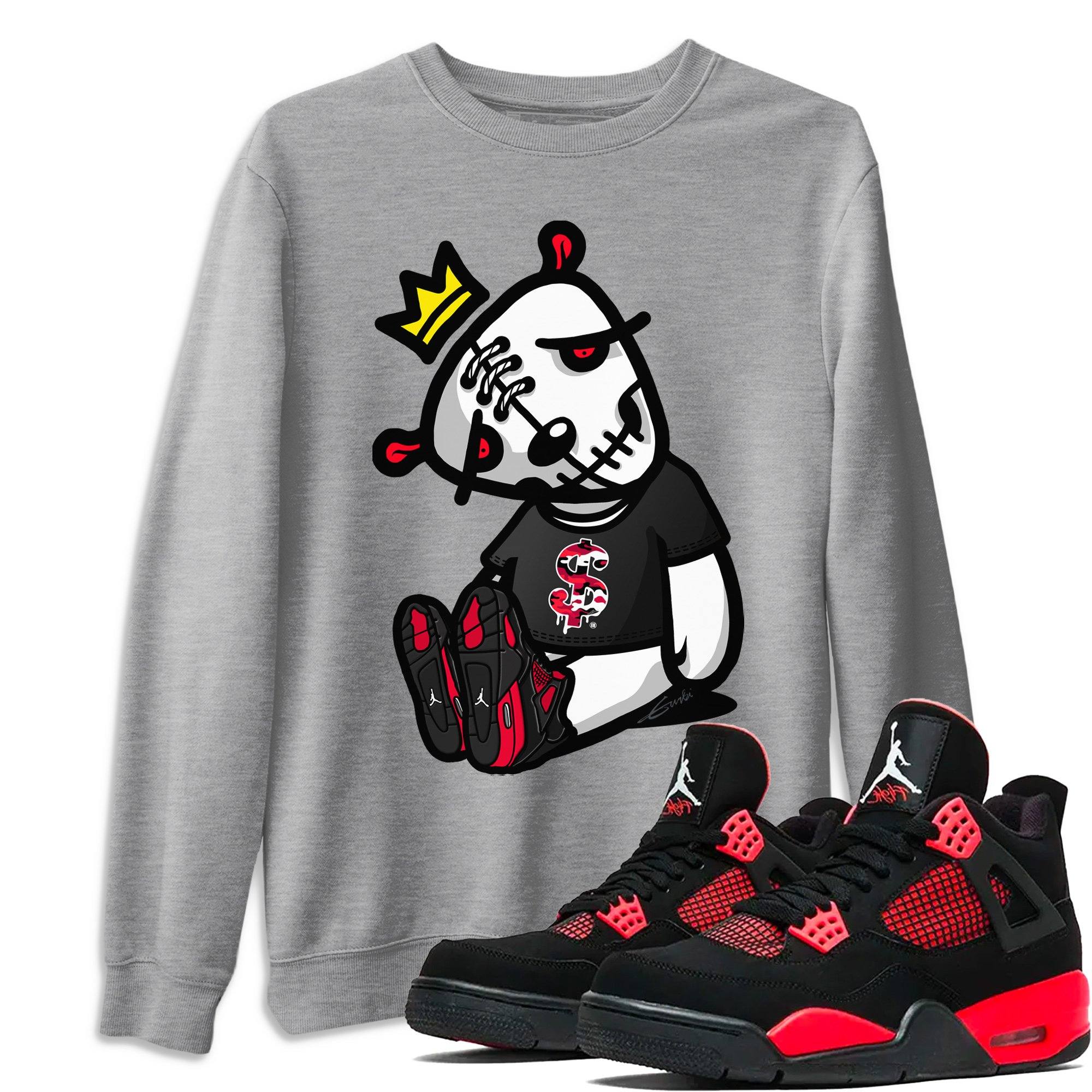 Jordan 4 Red Thunder Shirt To Match Jordans Dead Dolls Sneaker Tees Jordan 4 Red Thunder Drip Gear Zone Sneaker Matching Clothing Unisex Shirts