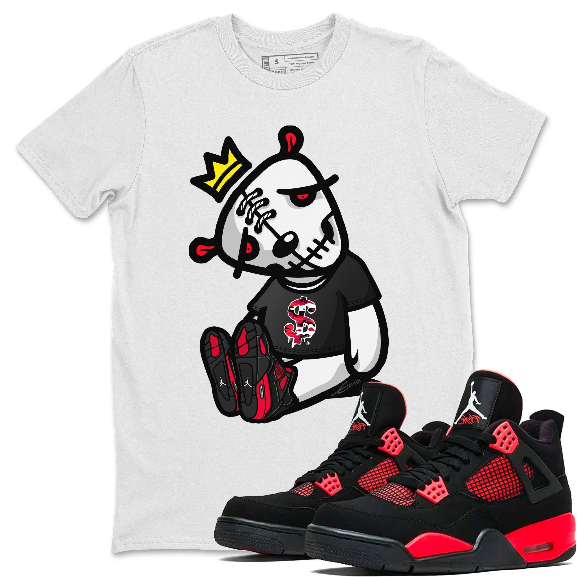 Jordan 4 Red Thunder Shirt To Match Jordans Dead Dolls Sneaker Tees Jordan 4 Red Thunder Drip Gear Zone Sneaker Matching Clothing Unisex Shirts